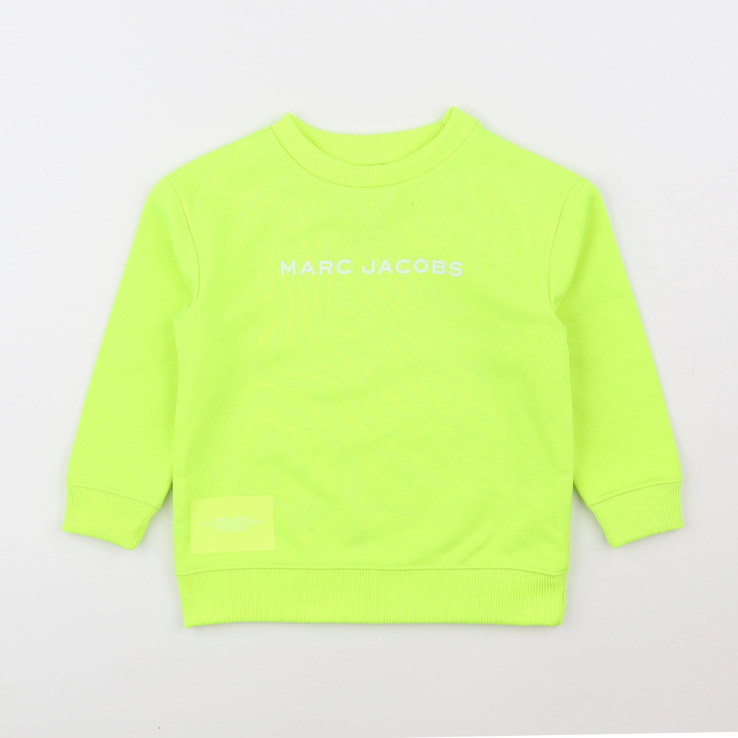 Little marc jacobs - sweat jaune fluo - 4 ans