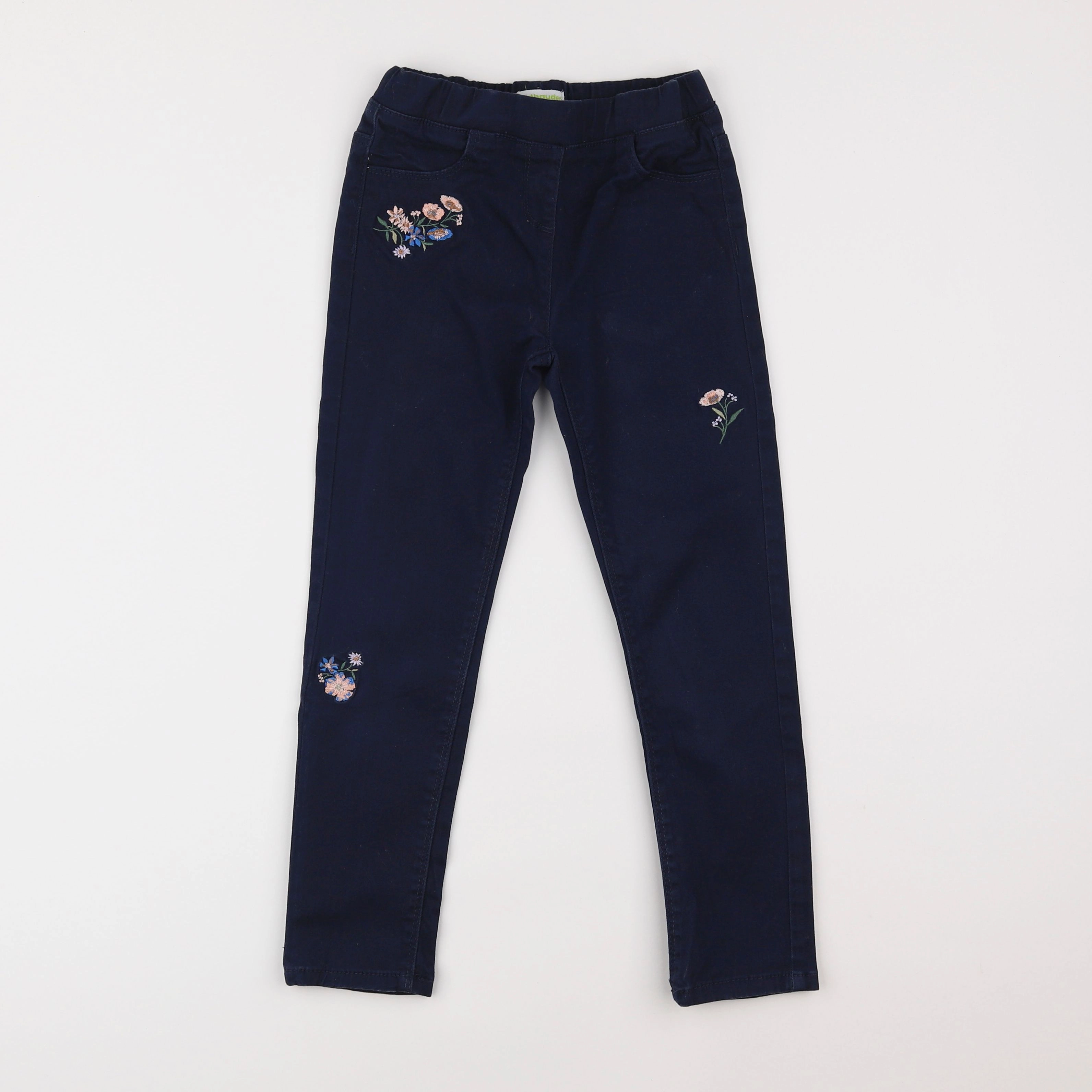 Vertbaudet - jegging bleu - 7 ans