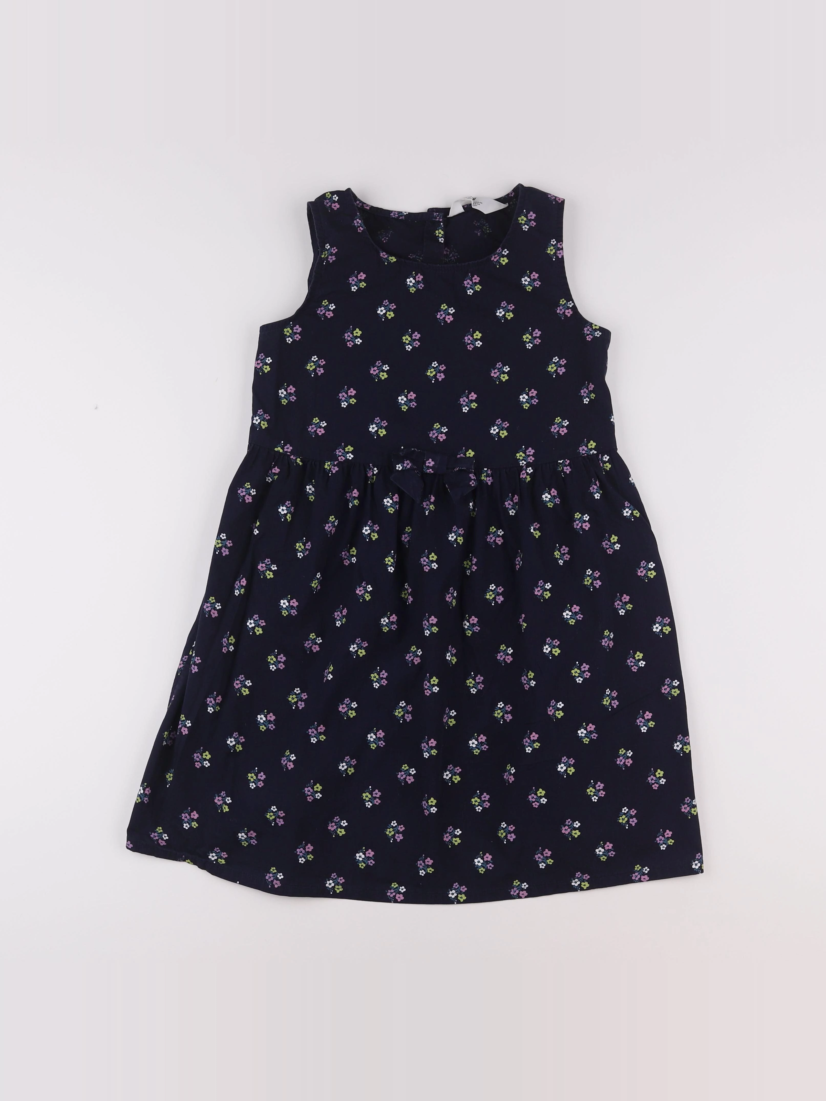 H&M - robe bleu - 8/9 ans