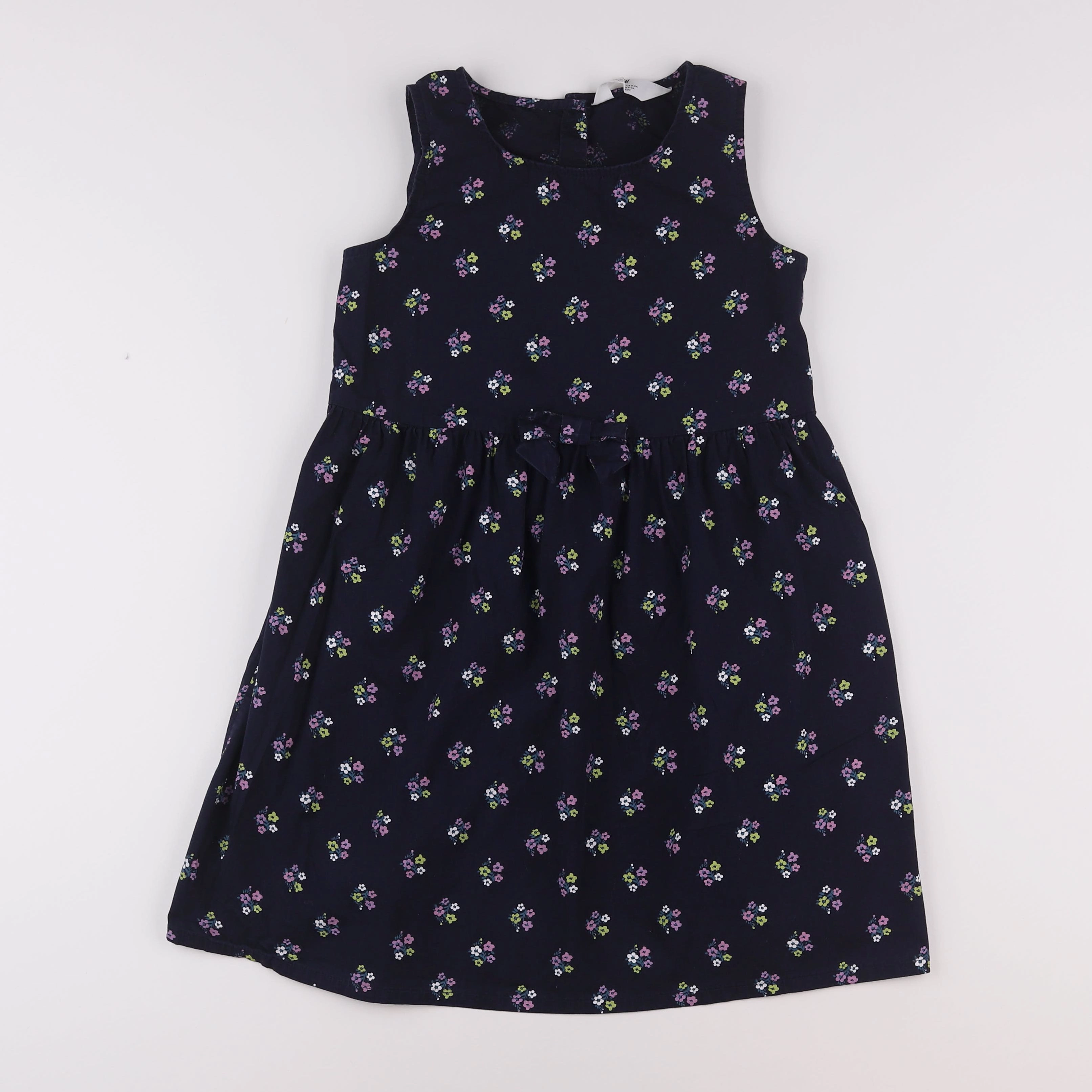 H&M - robe bleu - 8/9 ans