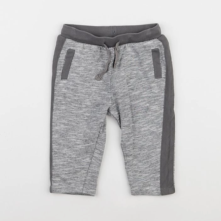 Vertbaudet - pantalon gris - 12 mois