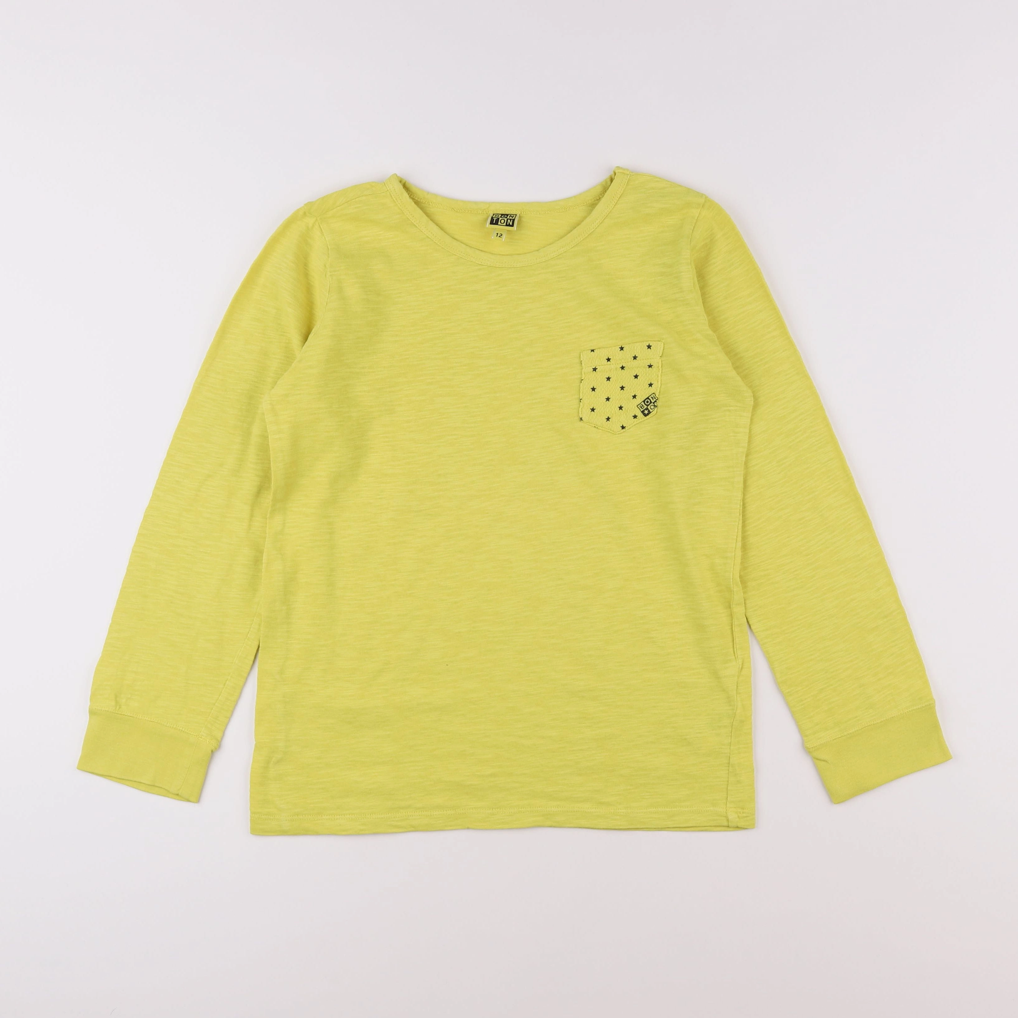 Bonton - tee-shirt jaune - 12 ans