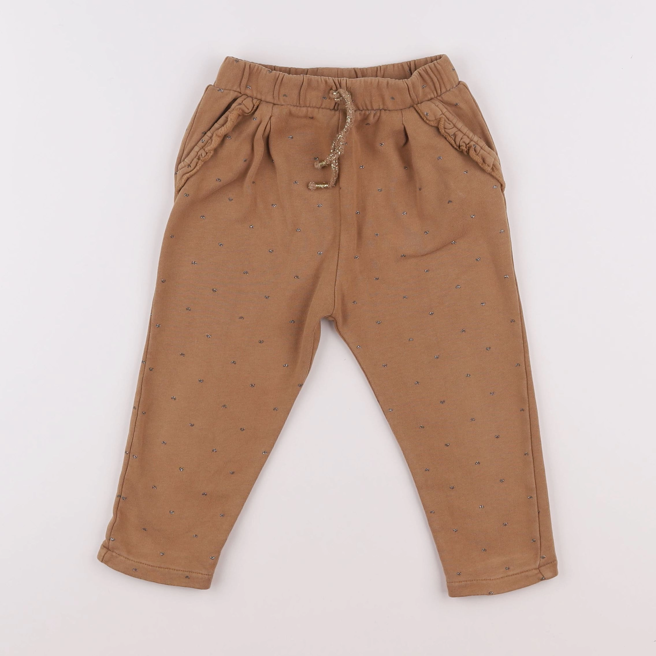 Vertbaudet - pantalon marron - 9 mois