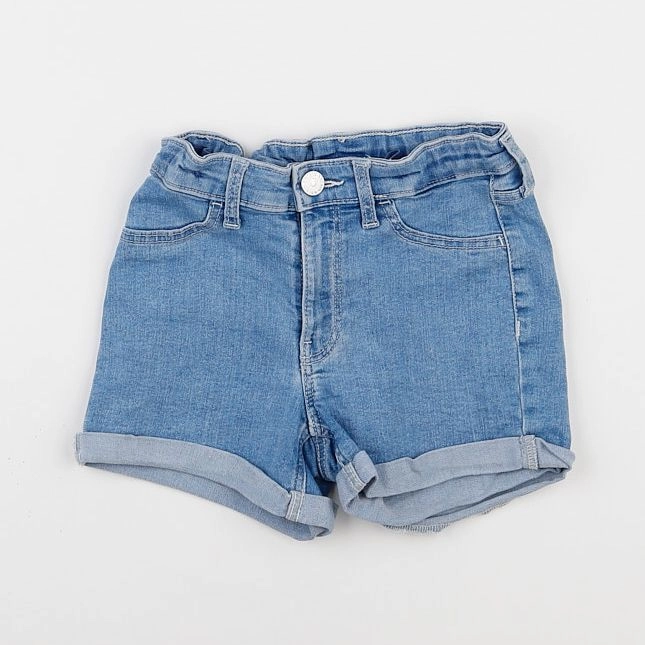 H&M - short bleu - 6/7 ans