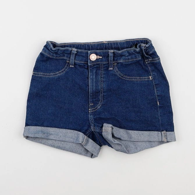 H&M - short bleu - 6/7 ans