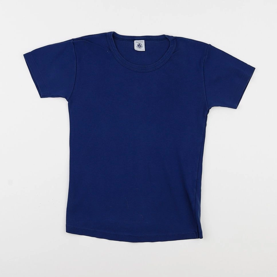 Petit Bateau - maillot de corps bleu - 10 ans