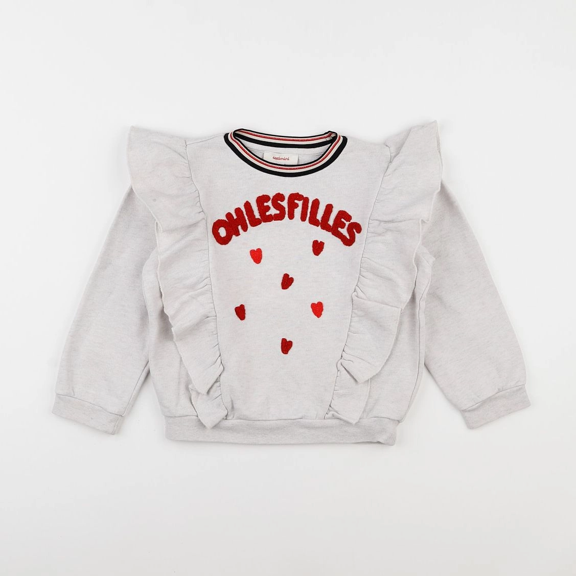 Catimini - sweat gris - 6 ans