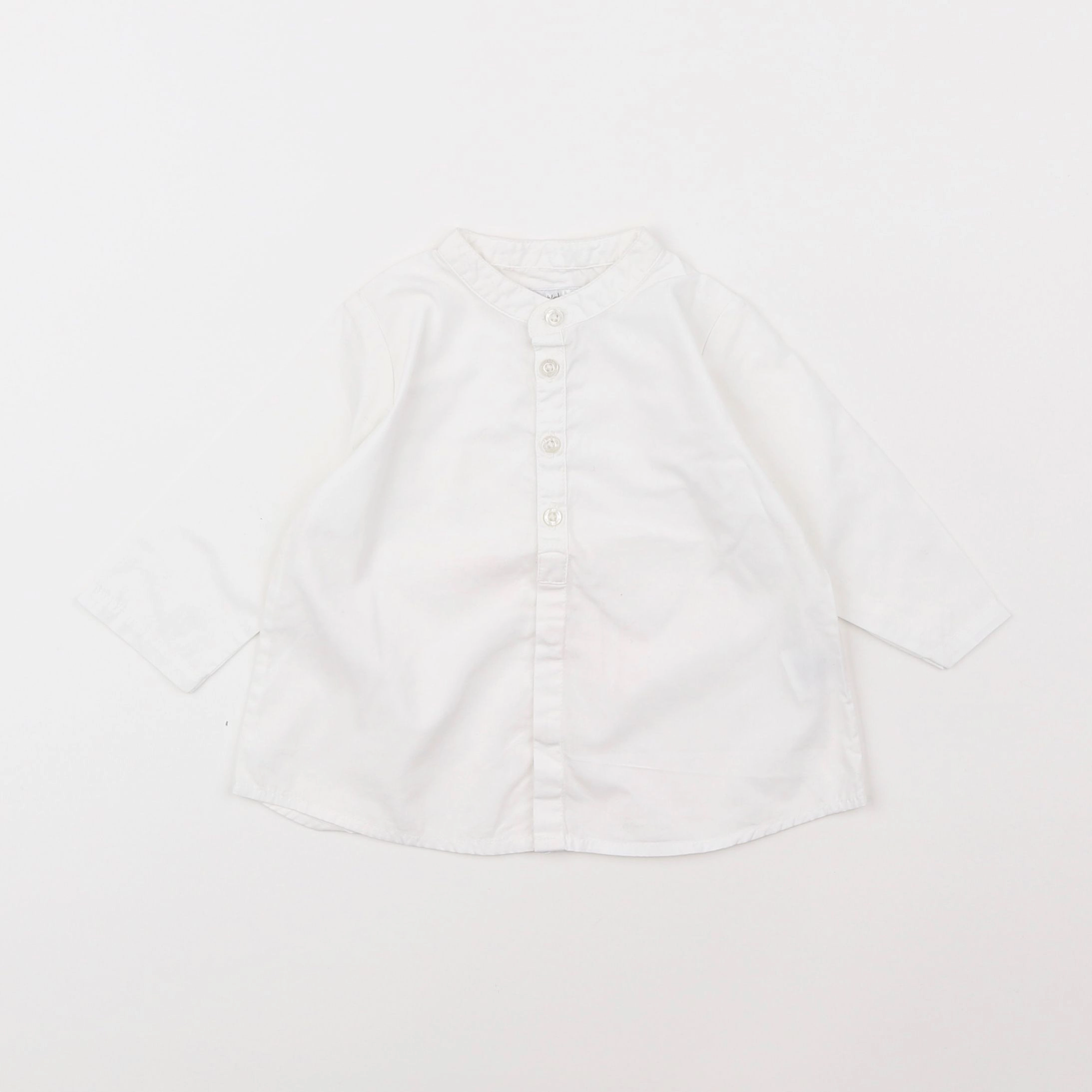 Boutchou - chemise blanc - 6 mois