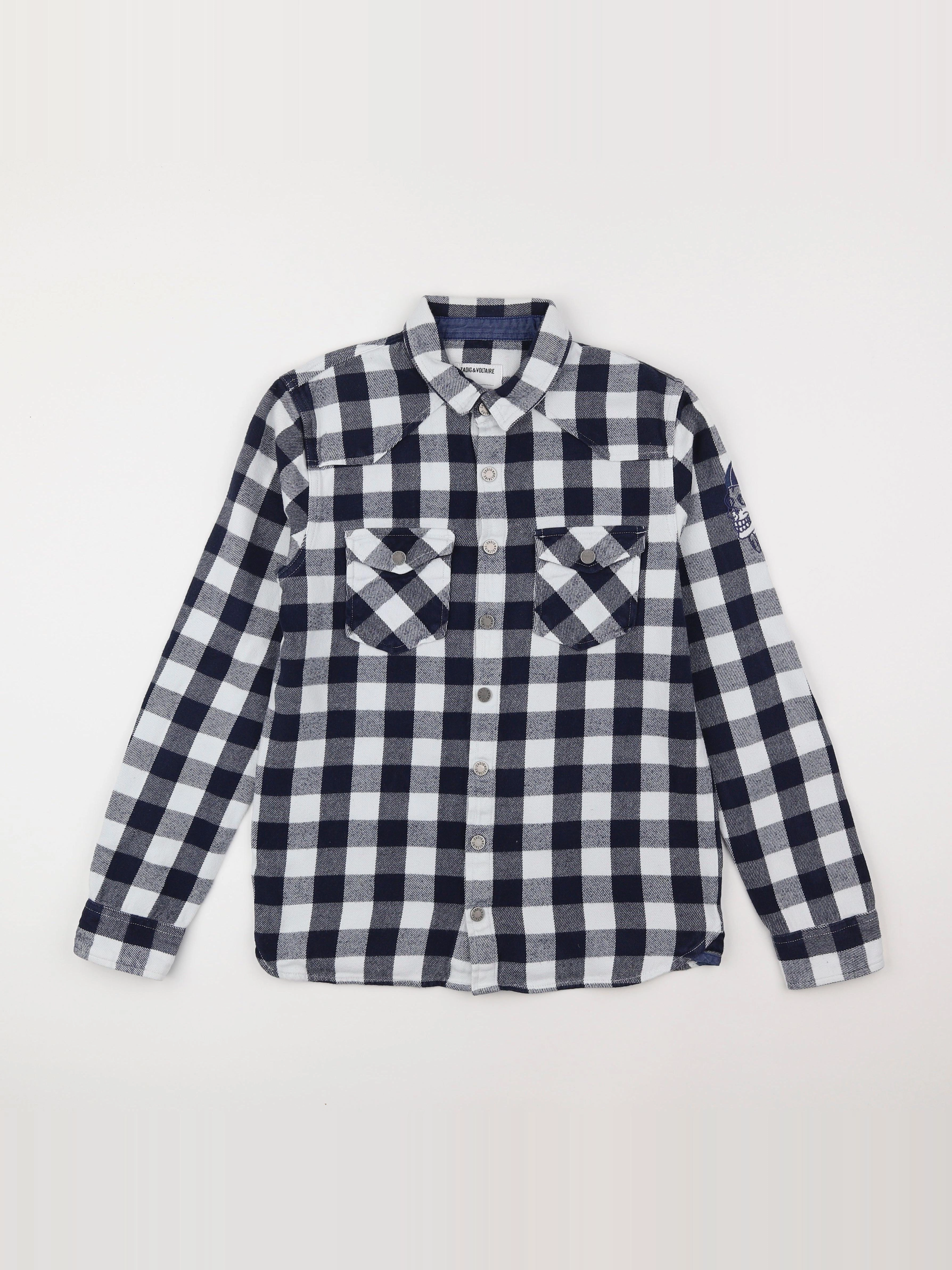 Zadig & Voltaire - chemise noir - 14 ans