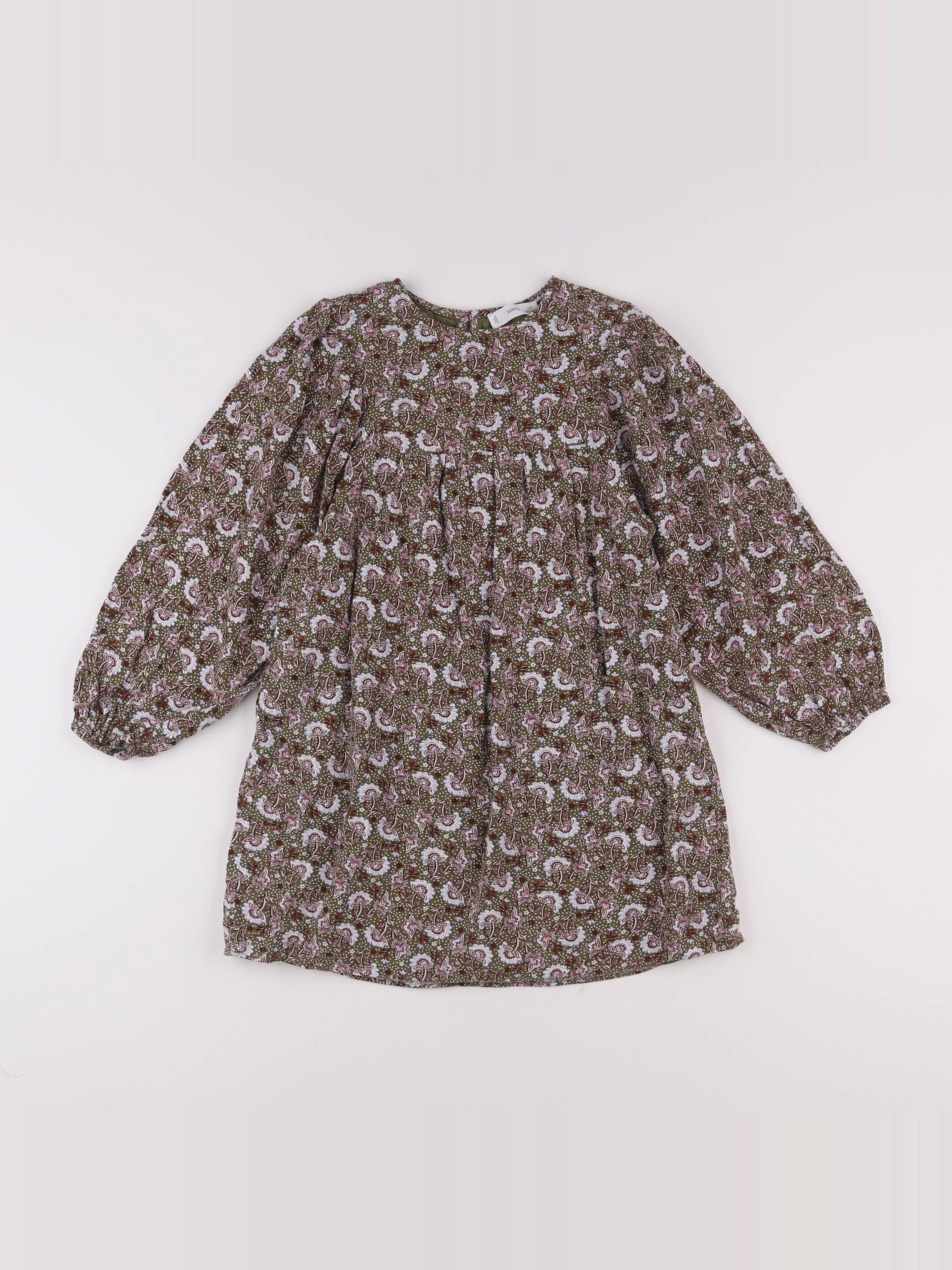 Mango - robe marron - 8 ans