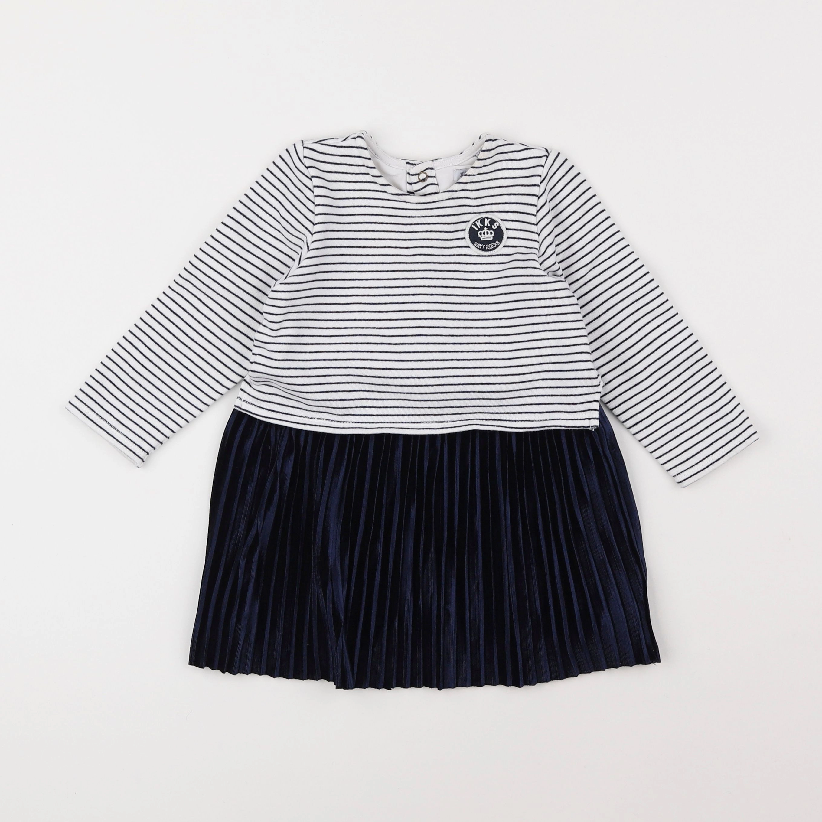 IKKS - robe blanc - 2 ans