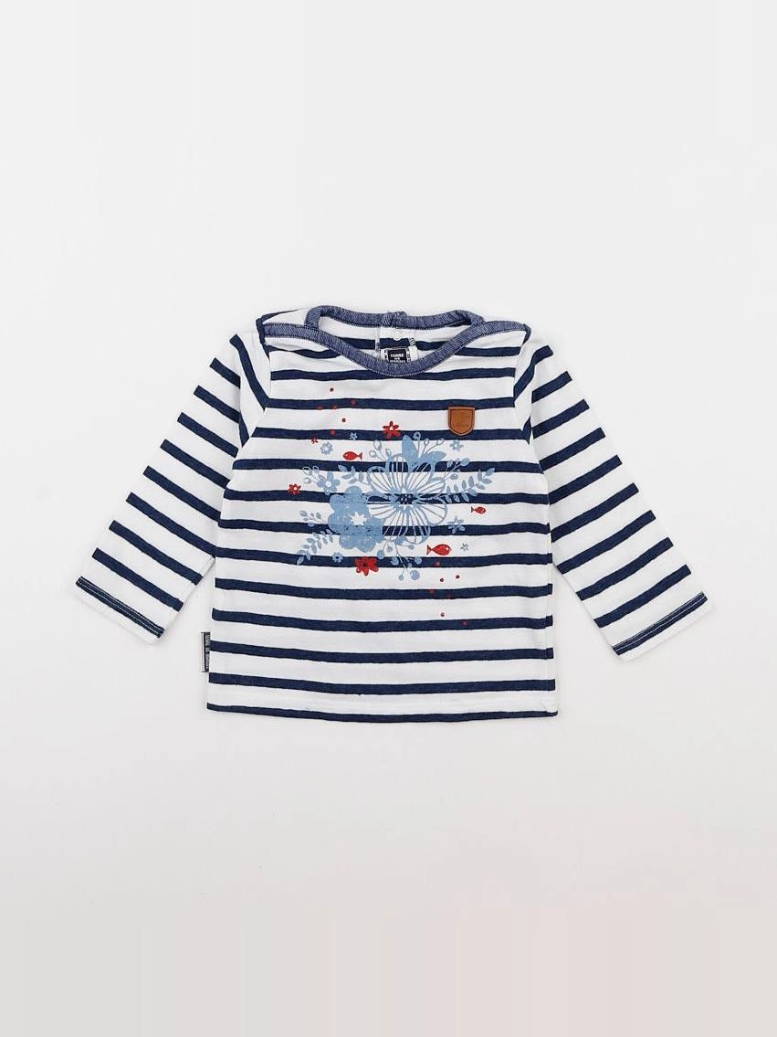 Terre de marins - tee-shirt bleu - 12 mois