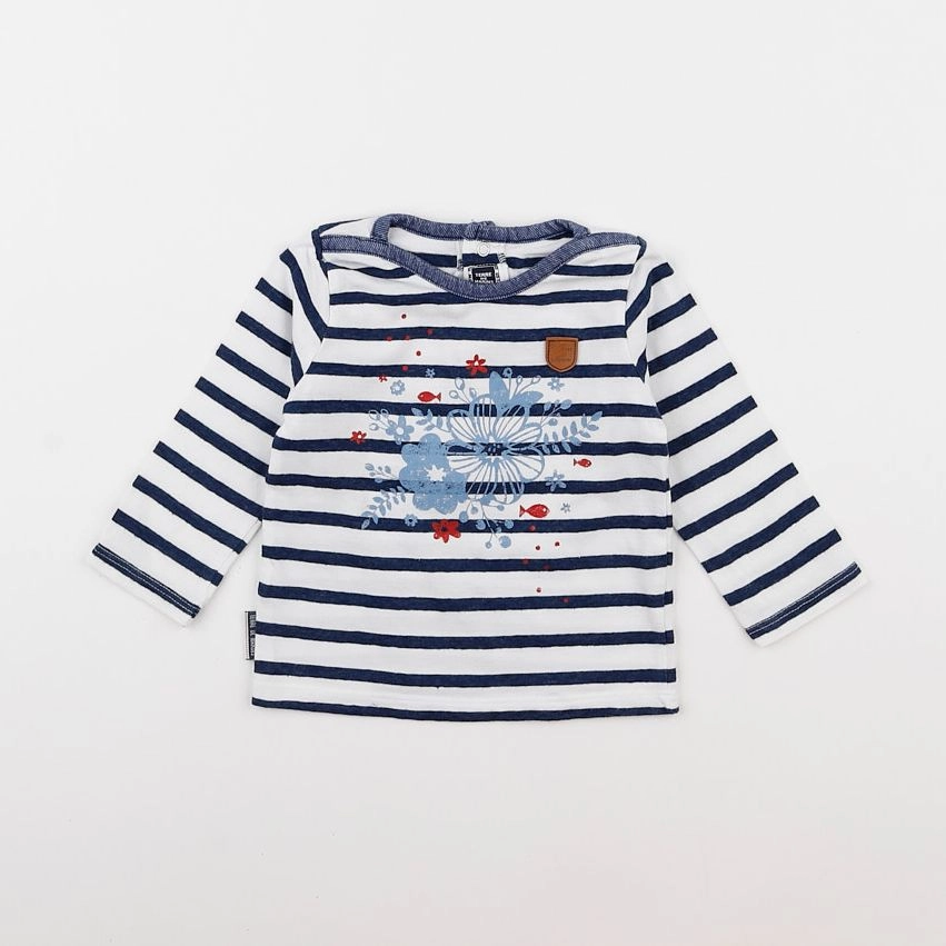 Terre de marins - tee-shirt bleu - 12 mois