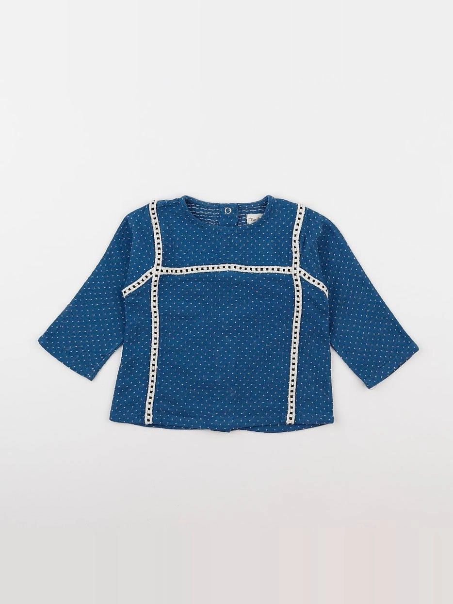 Moulin Roty - blouse bleu - 18 mois