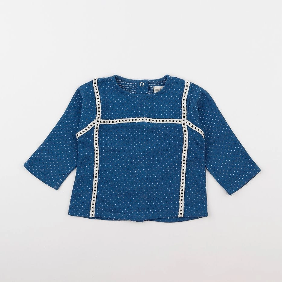 Moulin Roty - blouse bleu - 18 mois