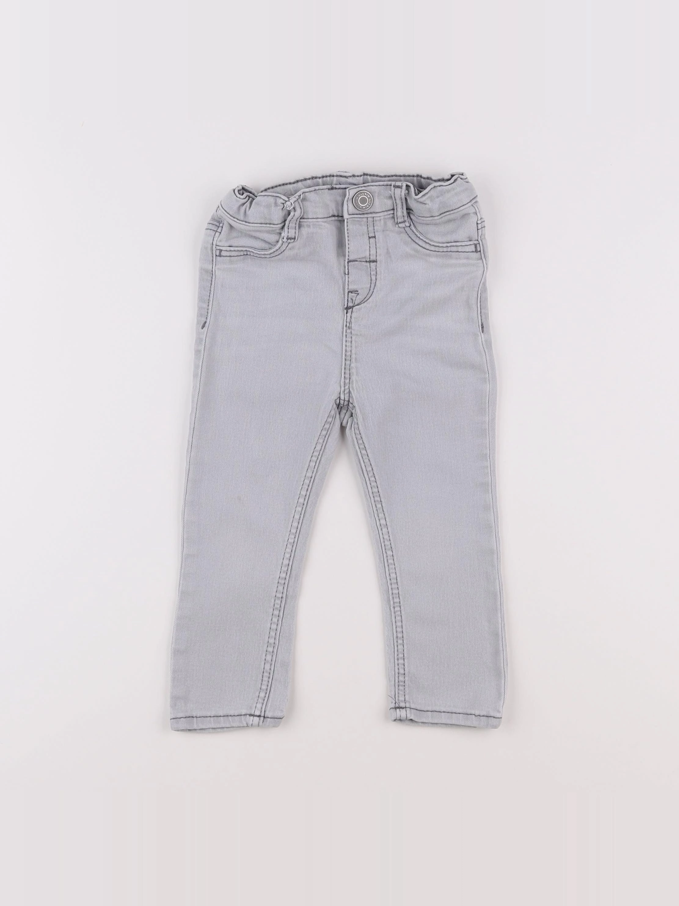 H&M - jean bleu - 12/18 mois