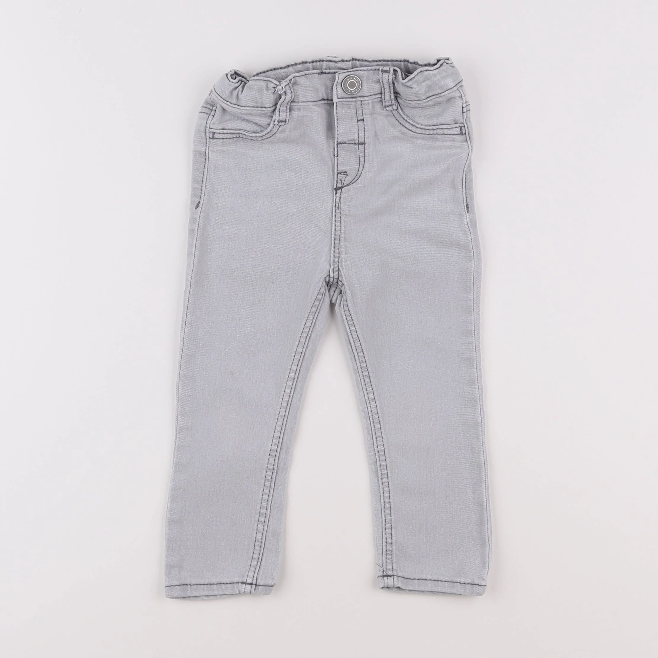 H&M - jean bleu - 12/18 mois