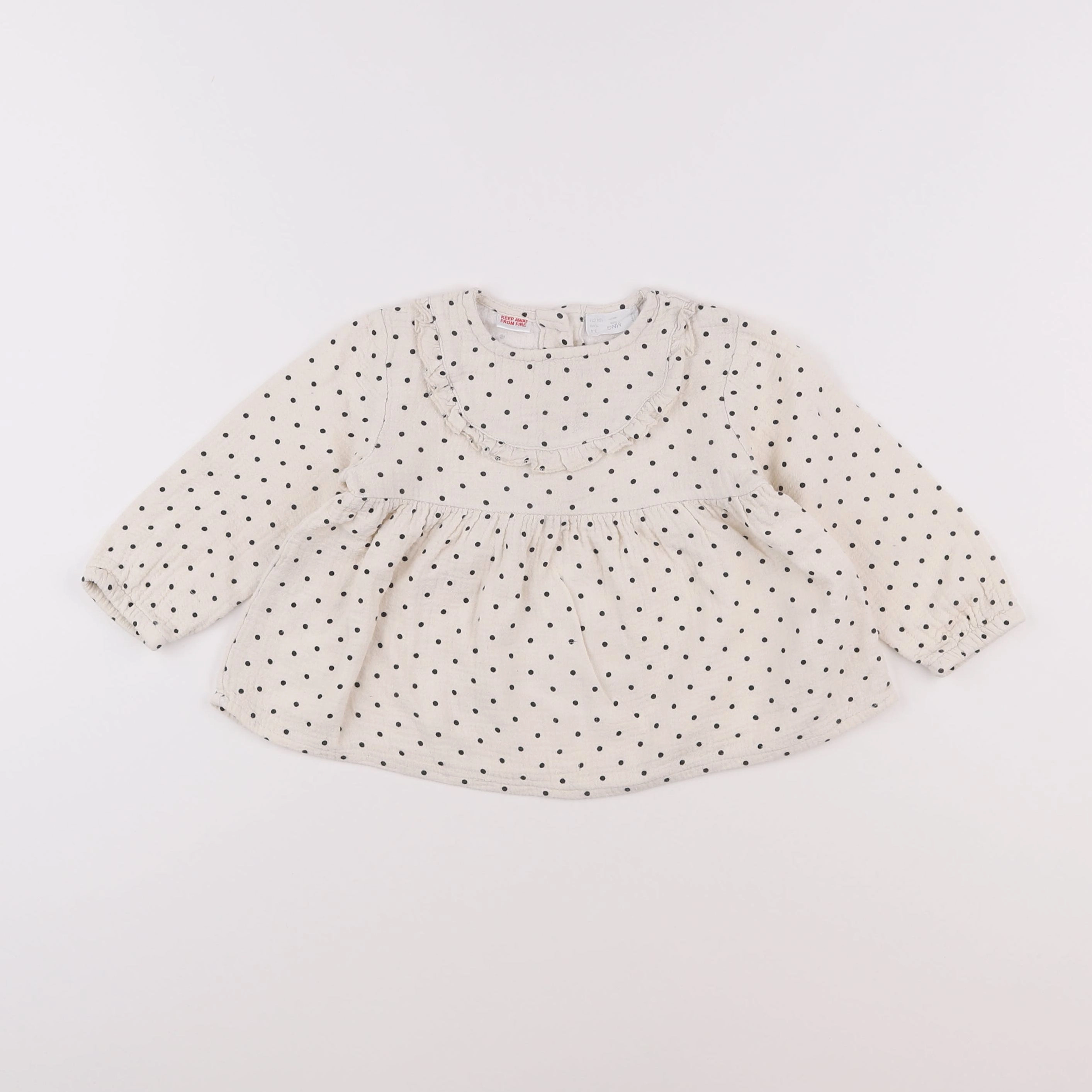 Mango - blouse blanc - 3/4 ans