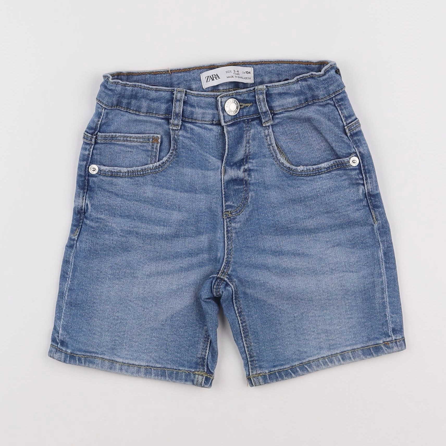 Zara - short bleu - 3/4 ans