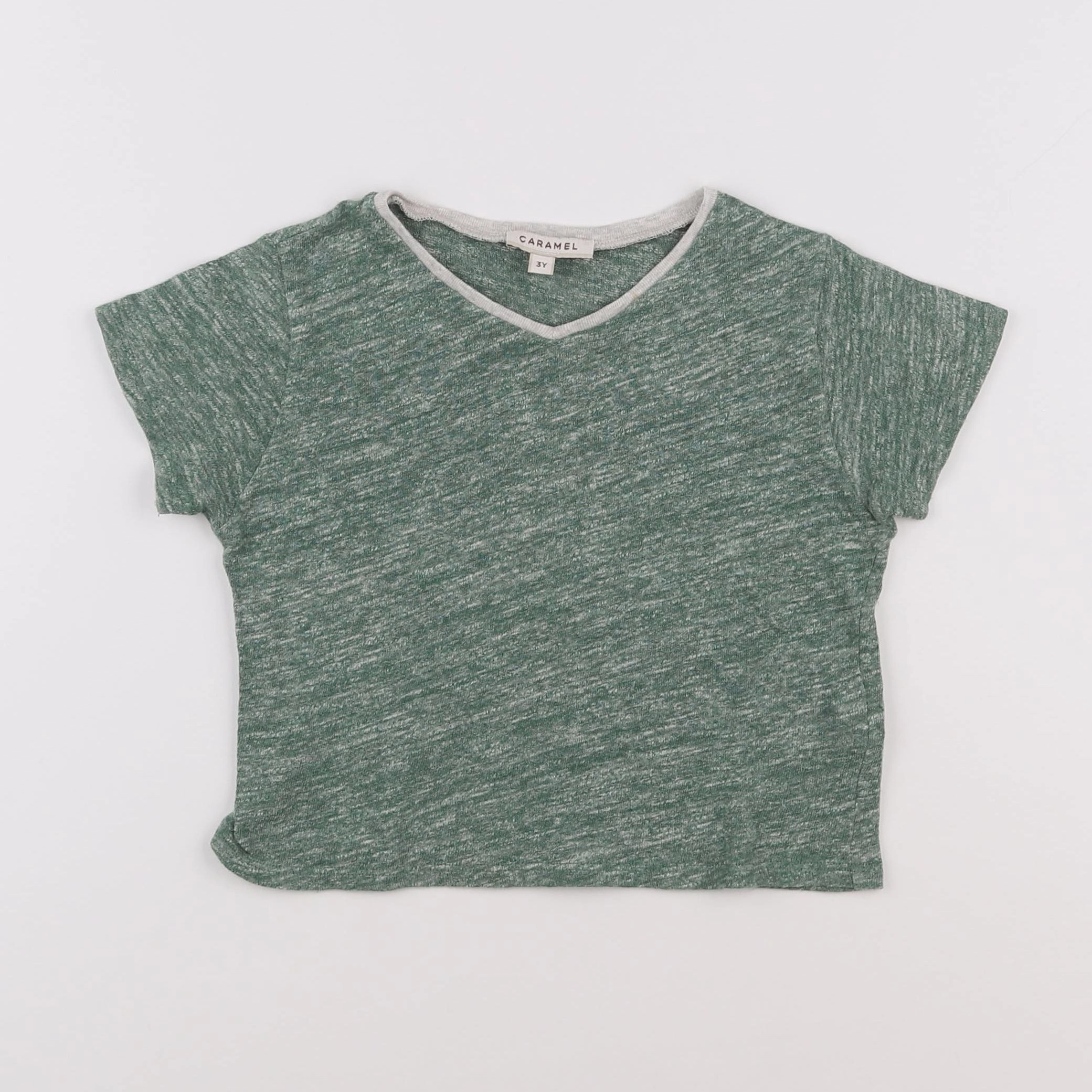 Caramel - tee-shirt vert - 3 ans