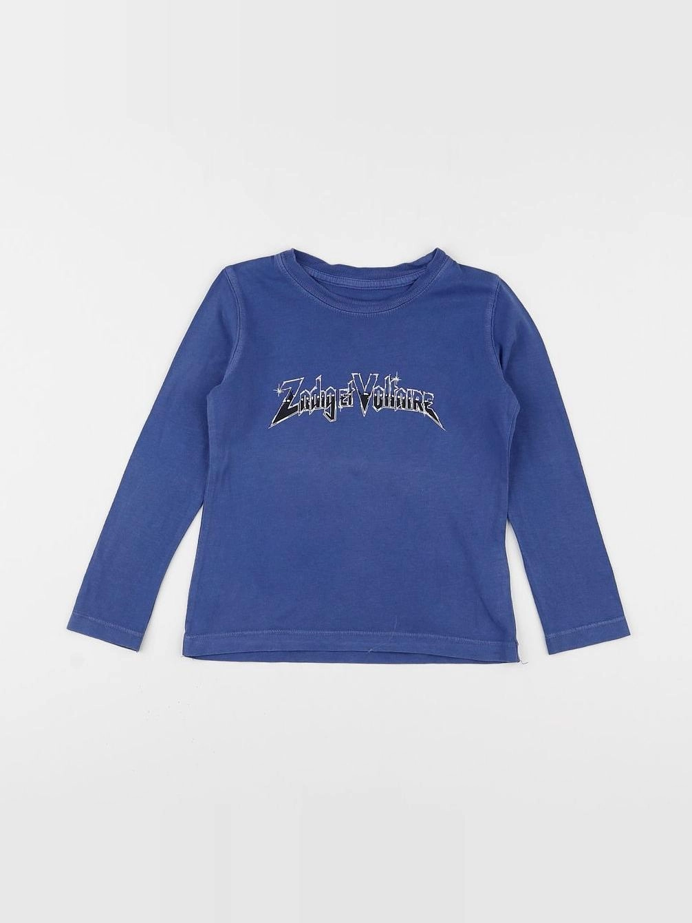 Zadig & Voltaire - tee-shirt bleu - 4 ans