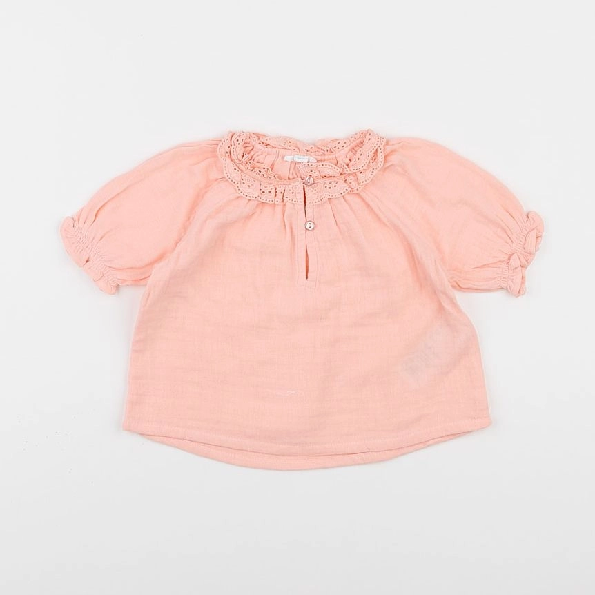 Vertbaudet - blouse rose - 12 mois
