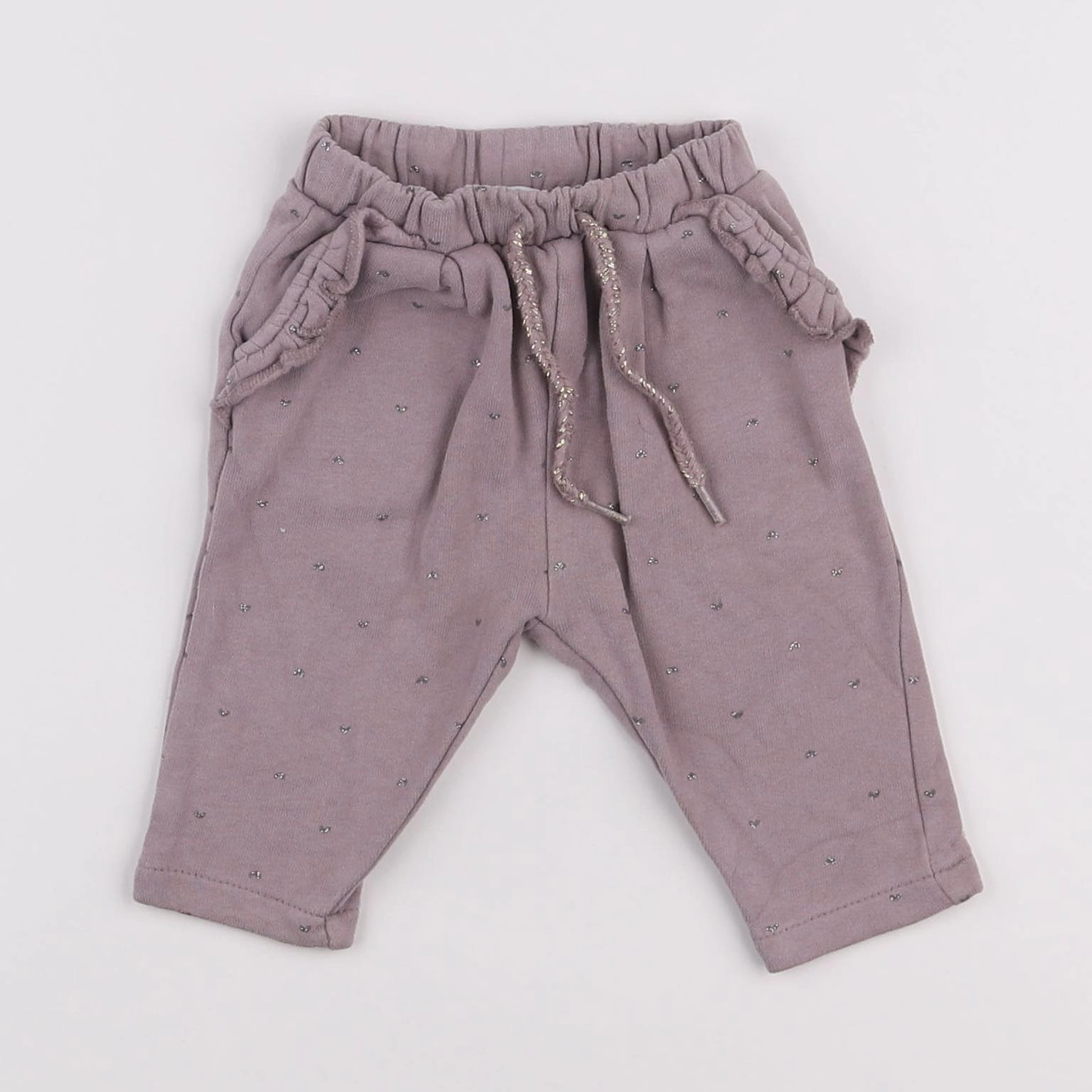 Vertbaudet - pantalon violet - 3 mois