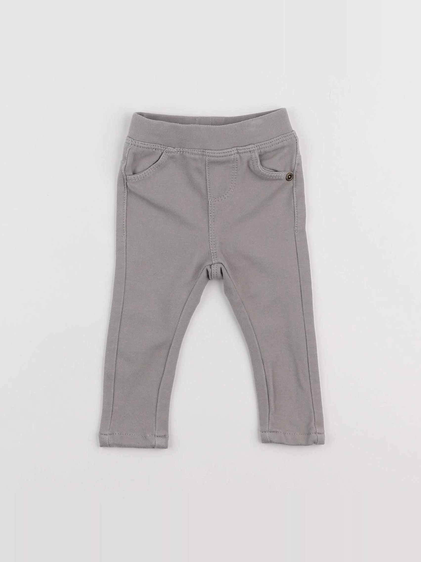 Vertbaudet - jegging gris - 3 mois