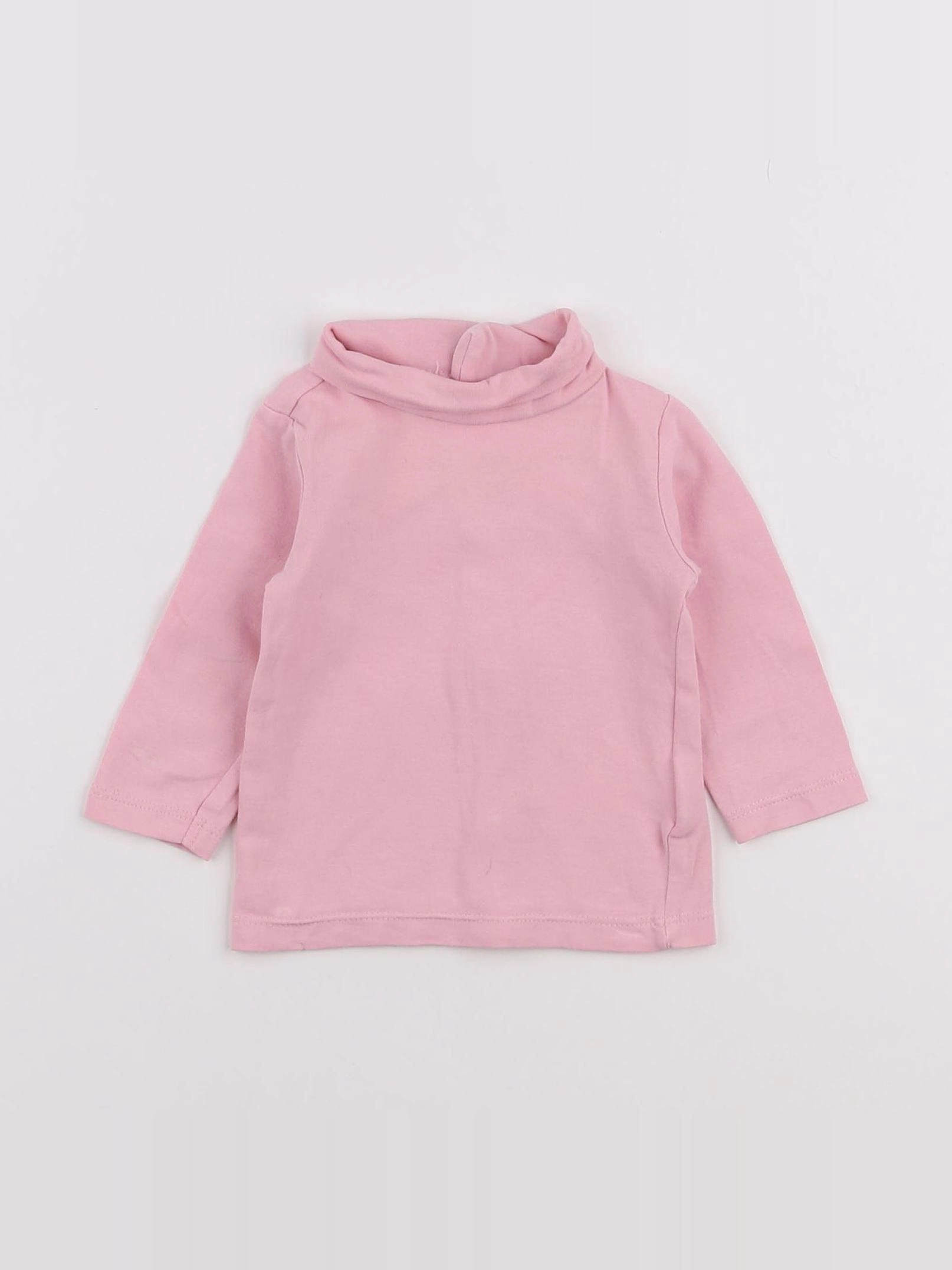 Vertbaudet - sous-pull rose - 3 mois