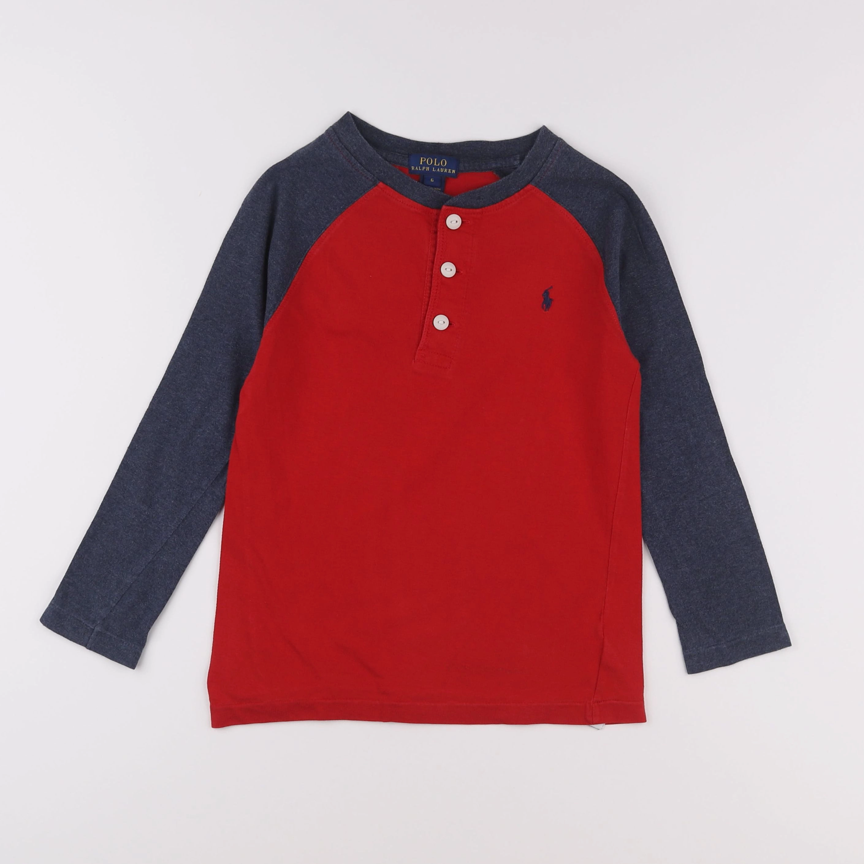 Ralph Lauren - tee-shirt rouge - 6 ans