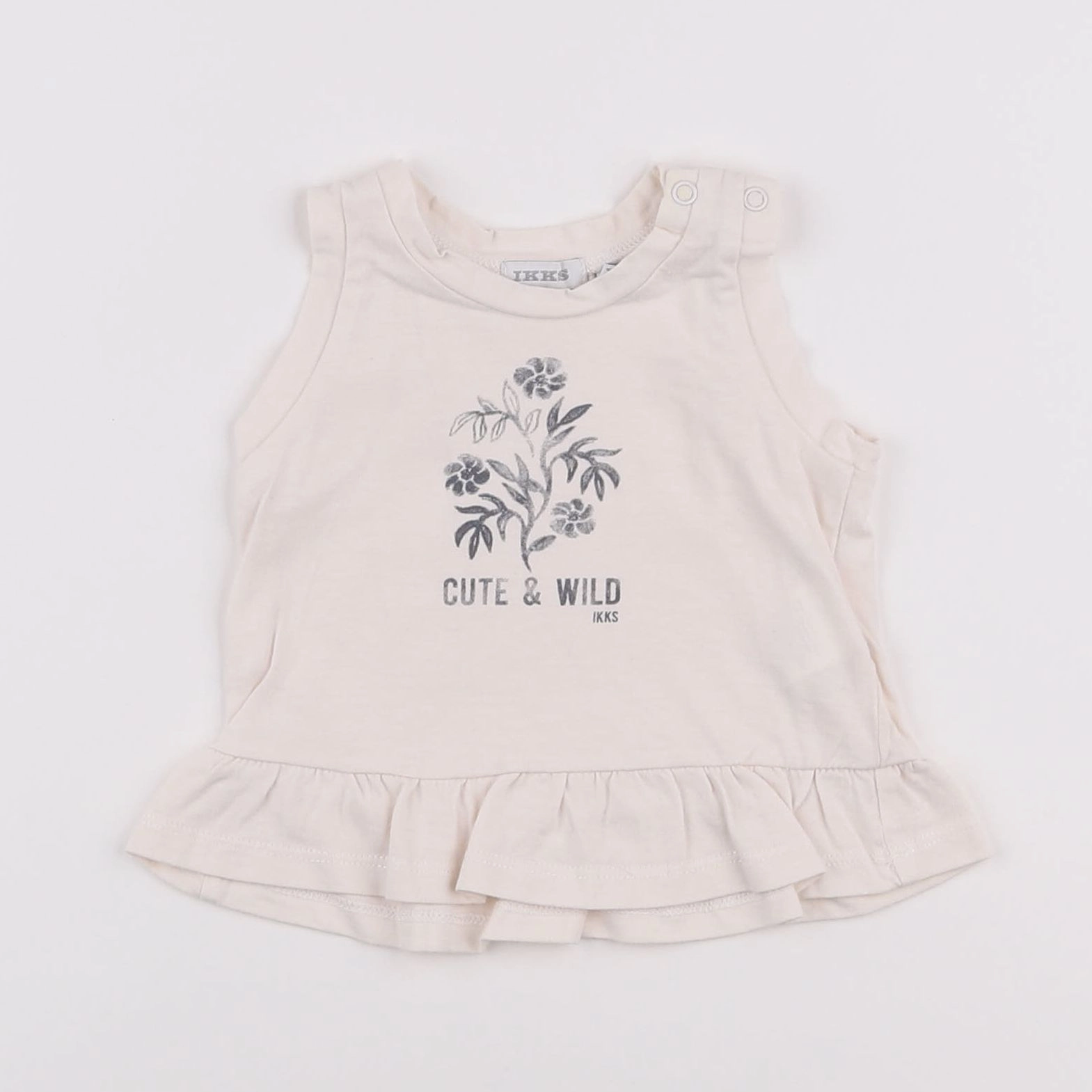 IKKS - débardeur beige - 6 mois