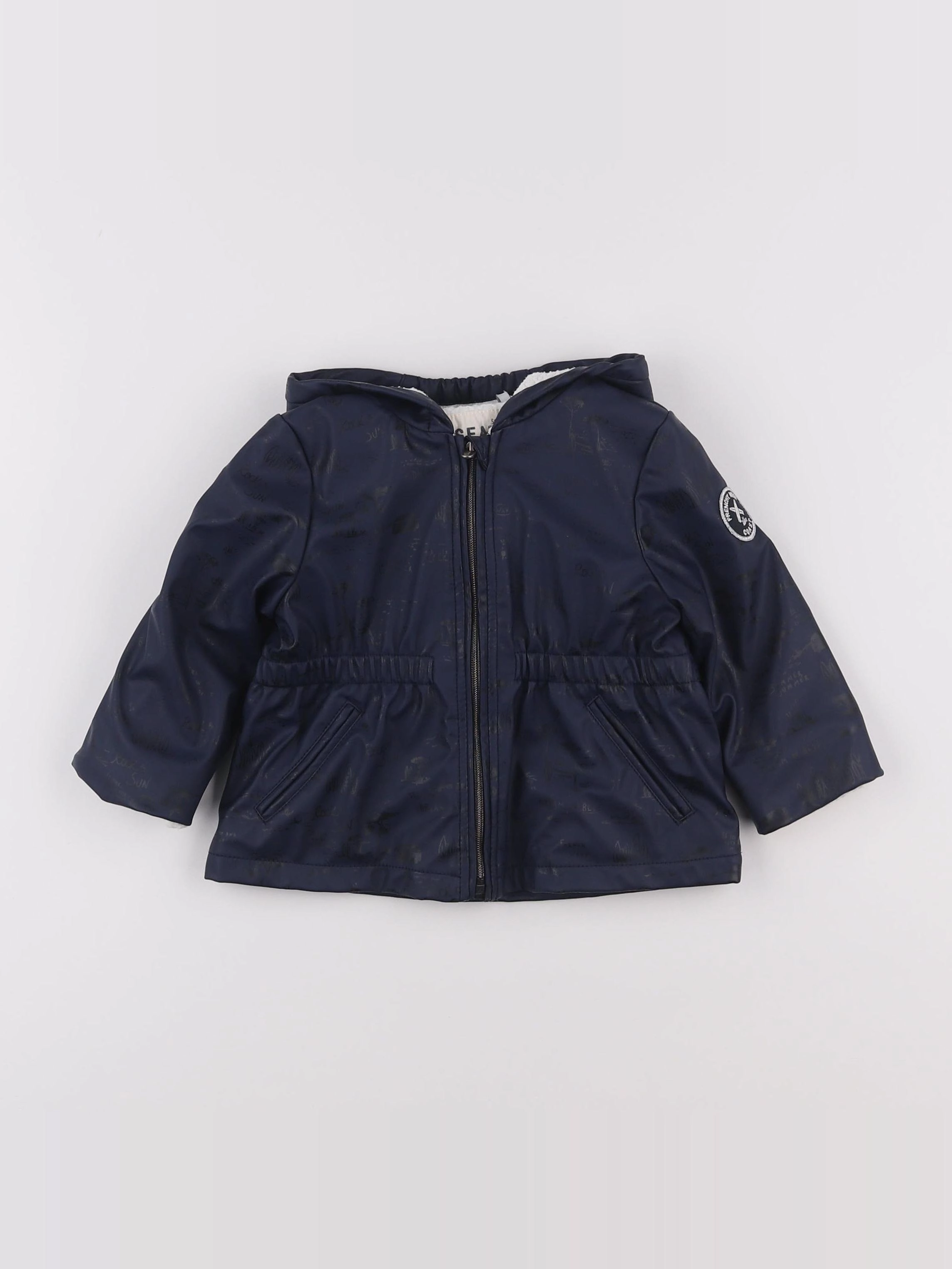 IKKS - imperméable bleu - 12 mois