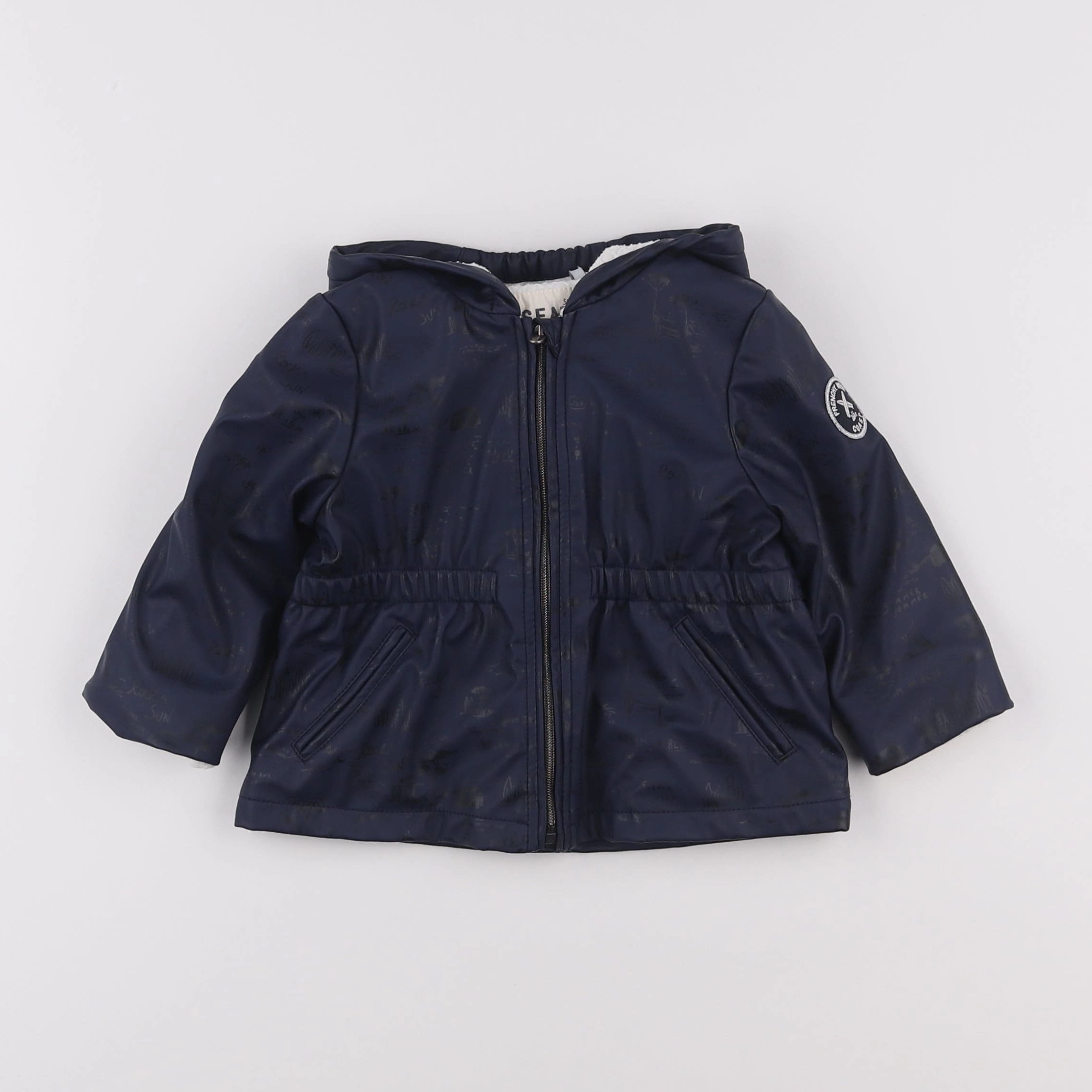 IKKS - imperméable bleu - 12 mois