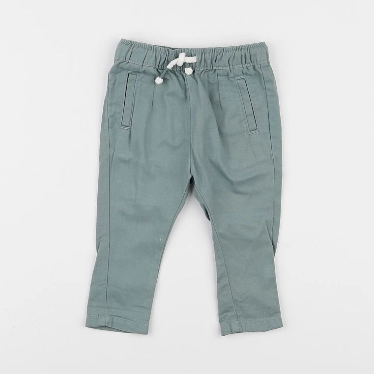 Vertbaudet - pantalon bleu - 6 mois