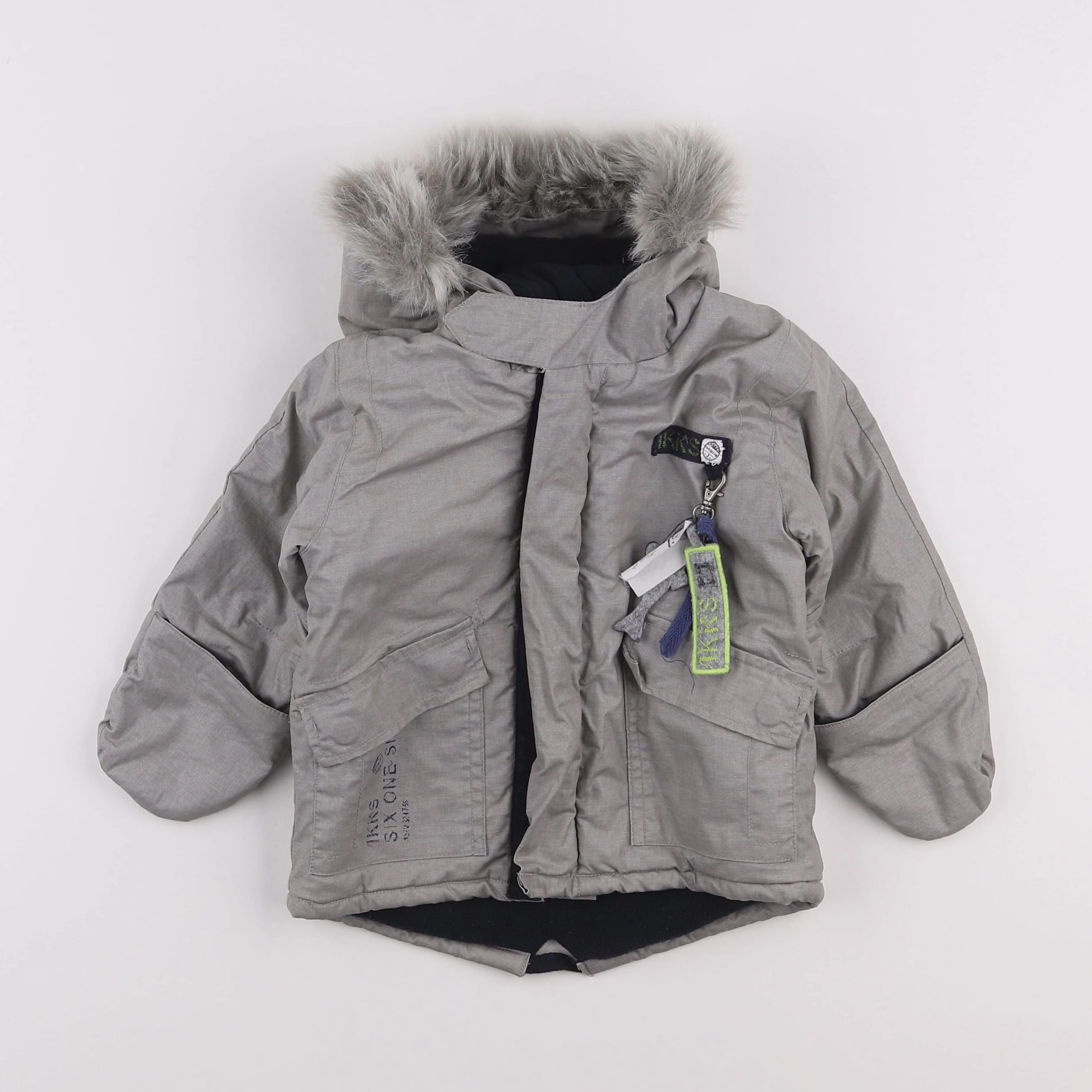 IKKS - manteau gris - 6 mois