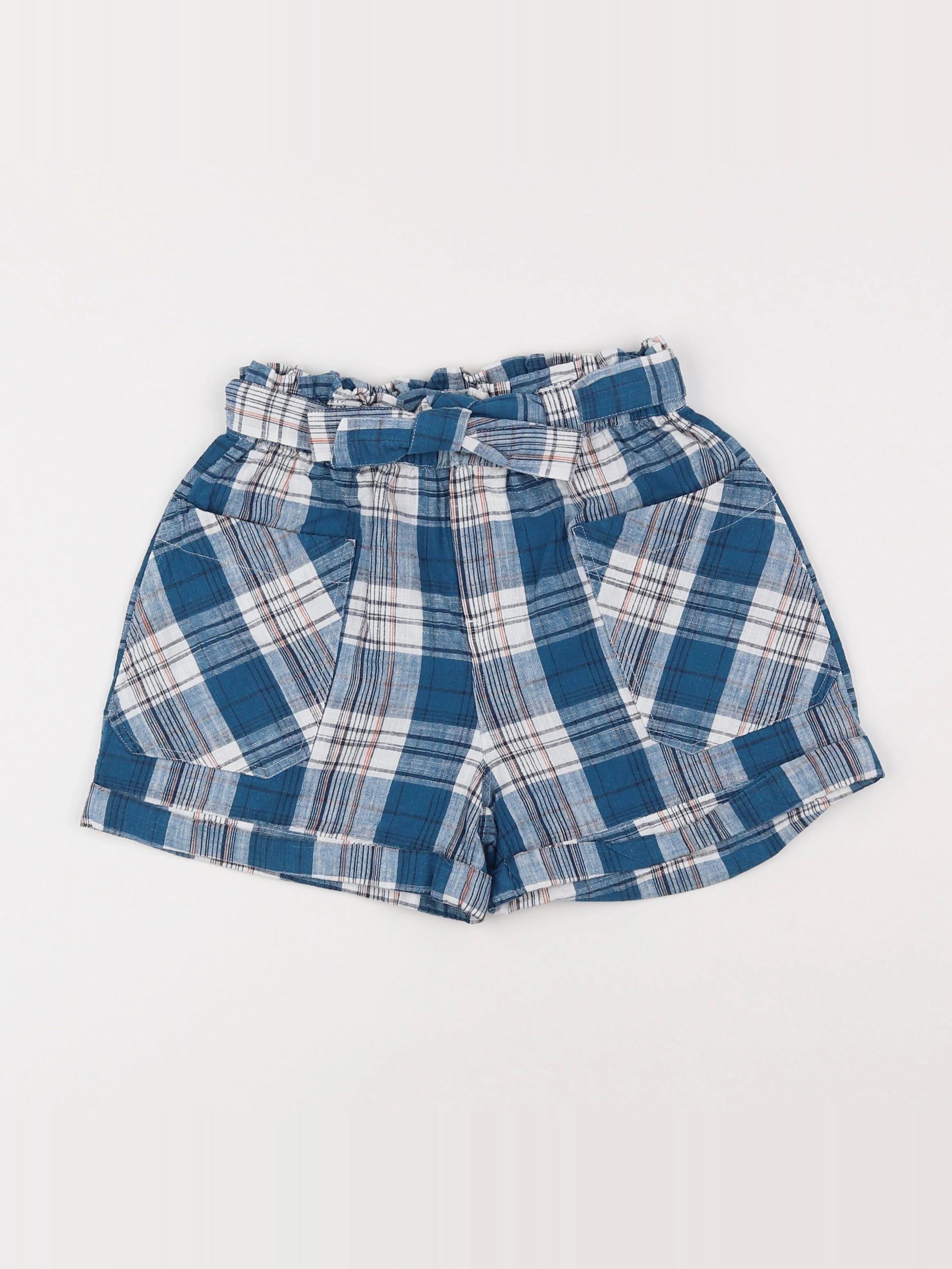 Monoprix - short bleu - 10 ans