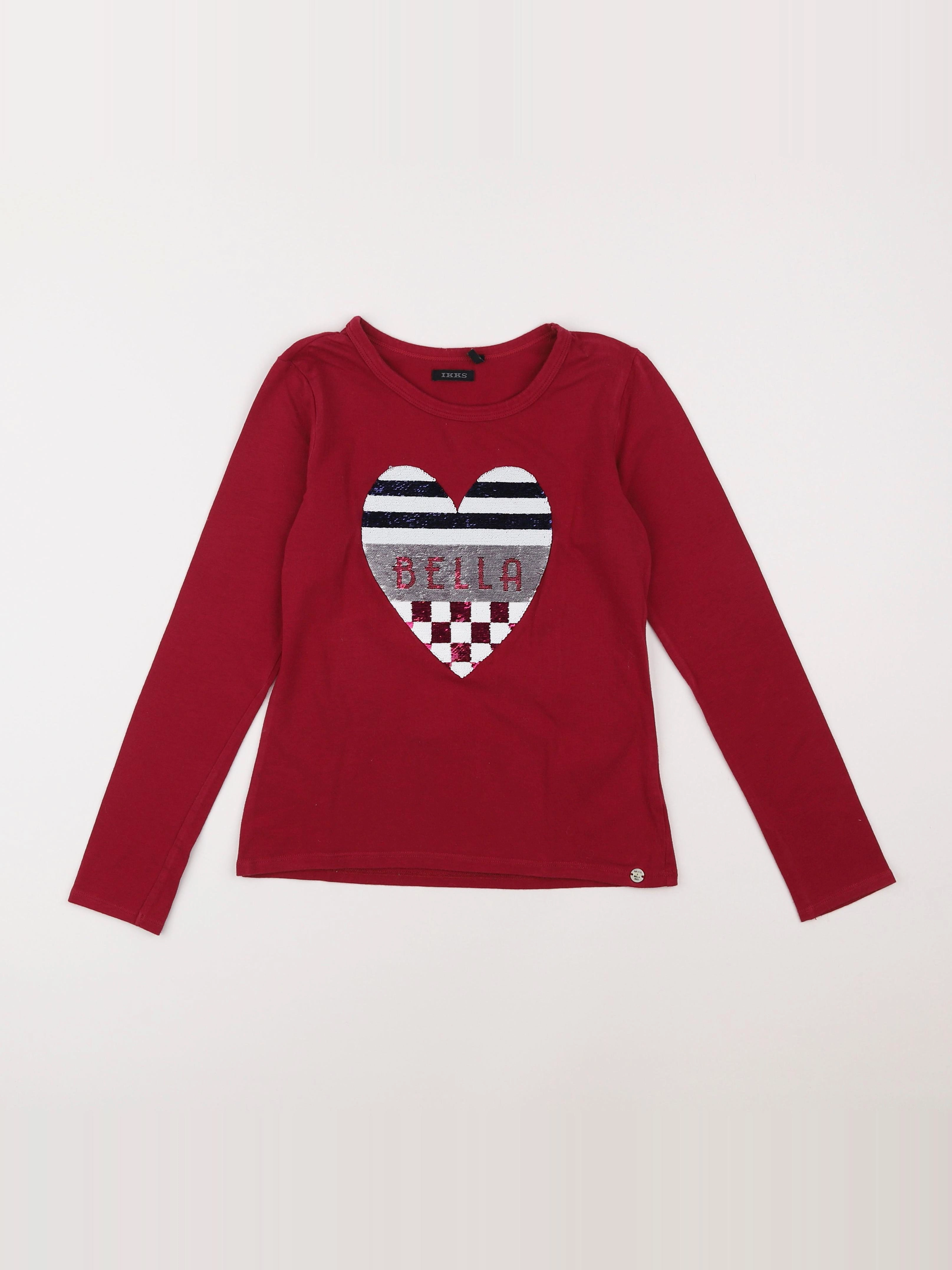 IKKS - tee-shirt rouge - 10 ans