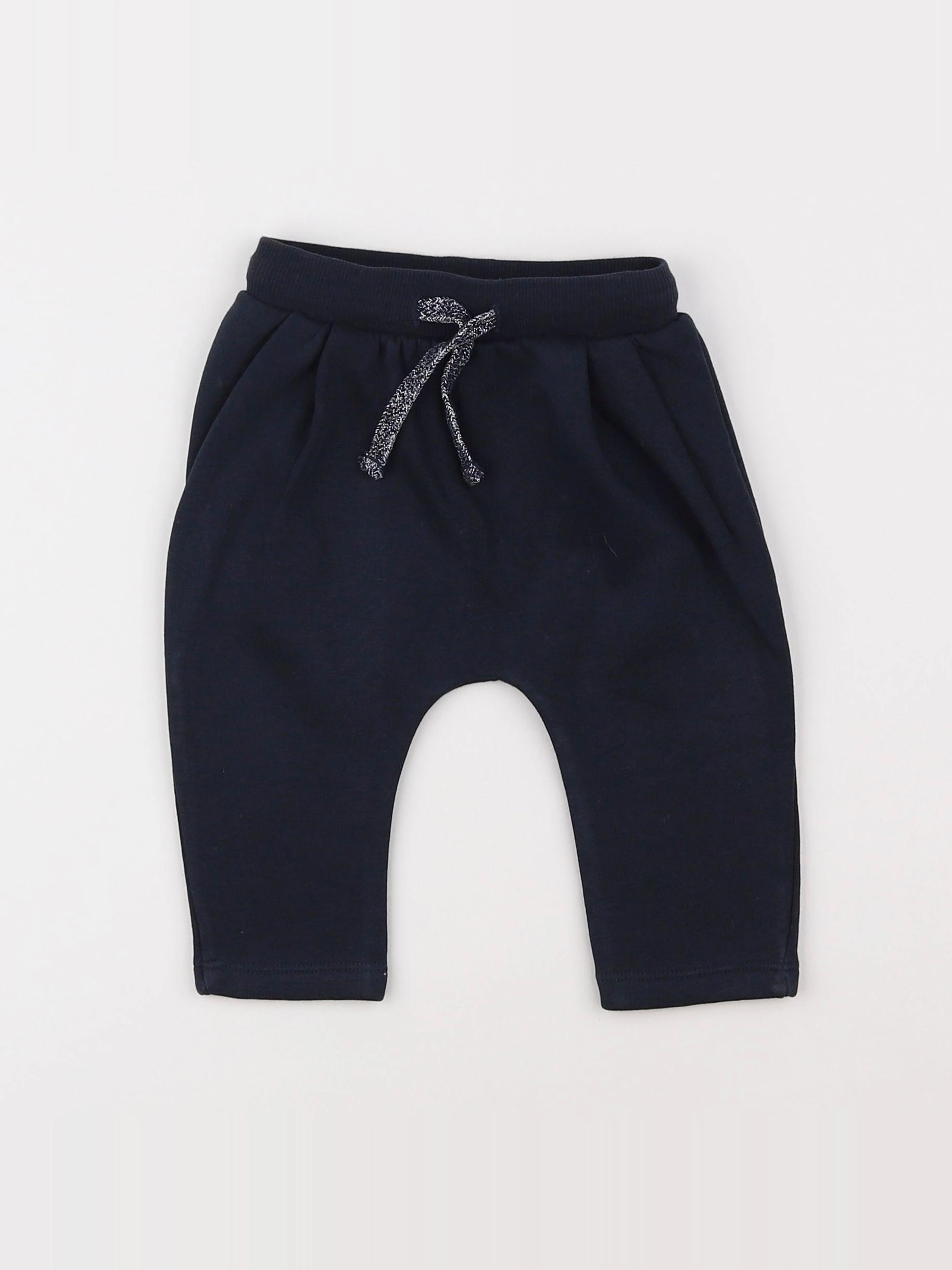 Boutchou - jogging doublé bleu - 6 mois