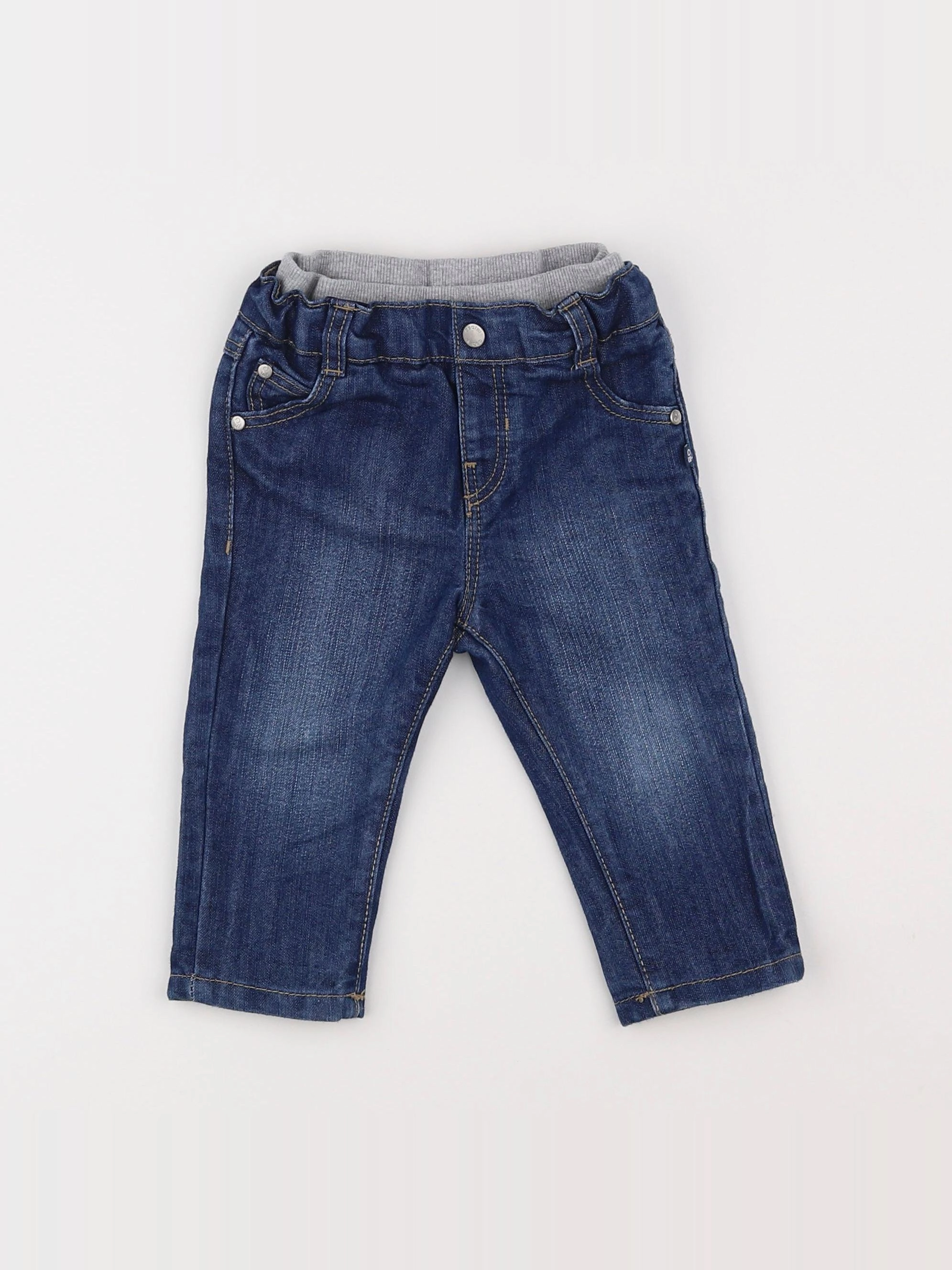 Obaïbi - jegging bleu - 9 mois