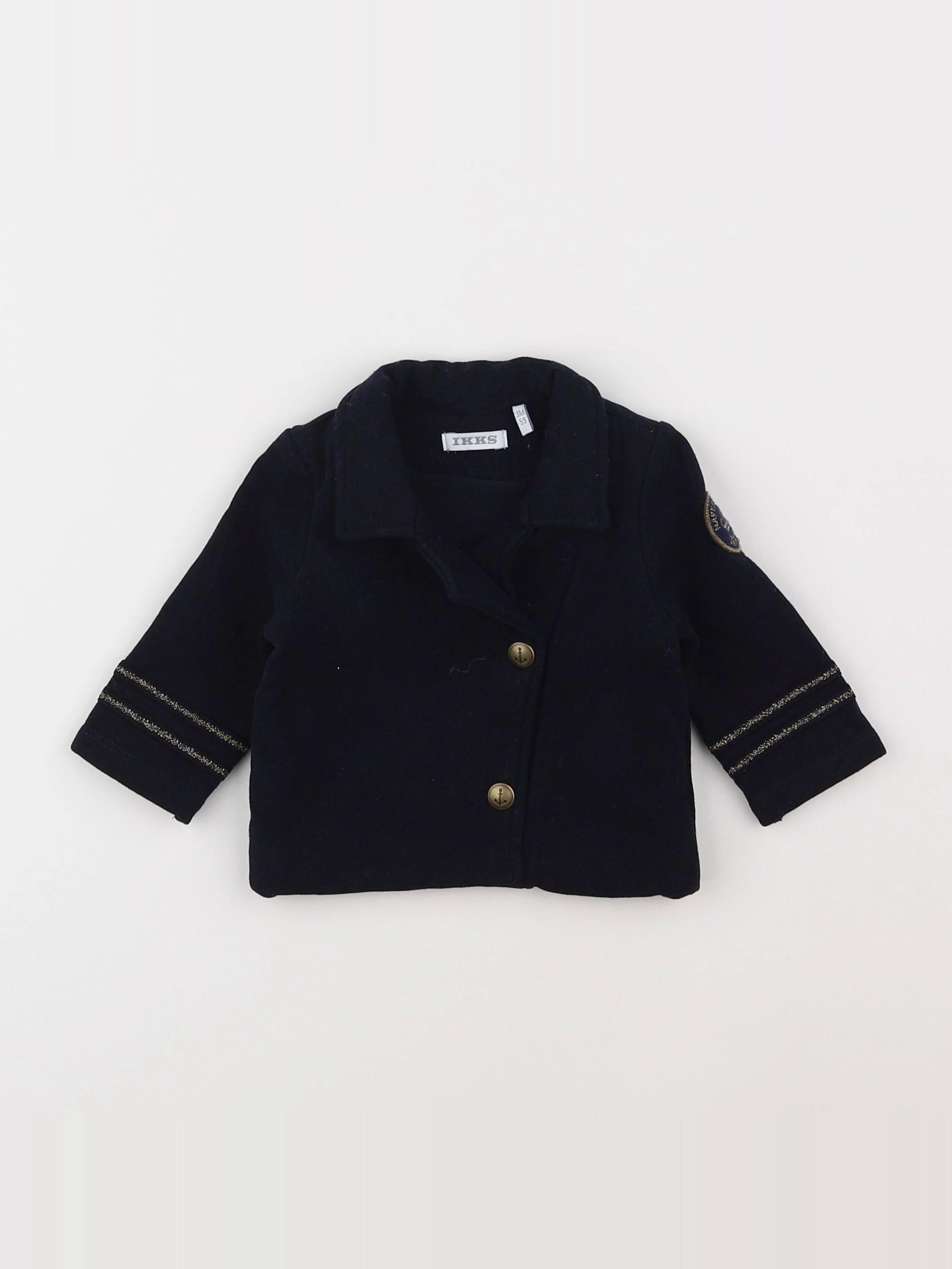 IKKS - veste bleu, or - 3 mois