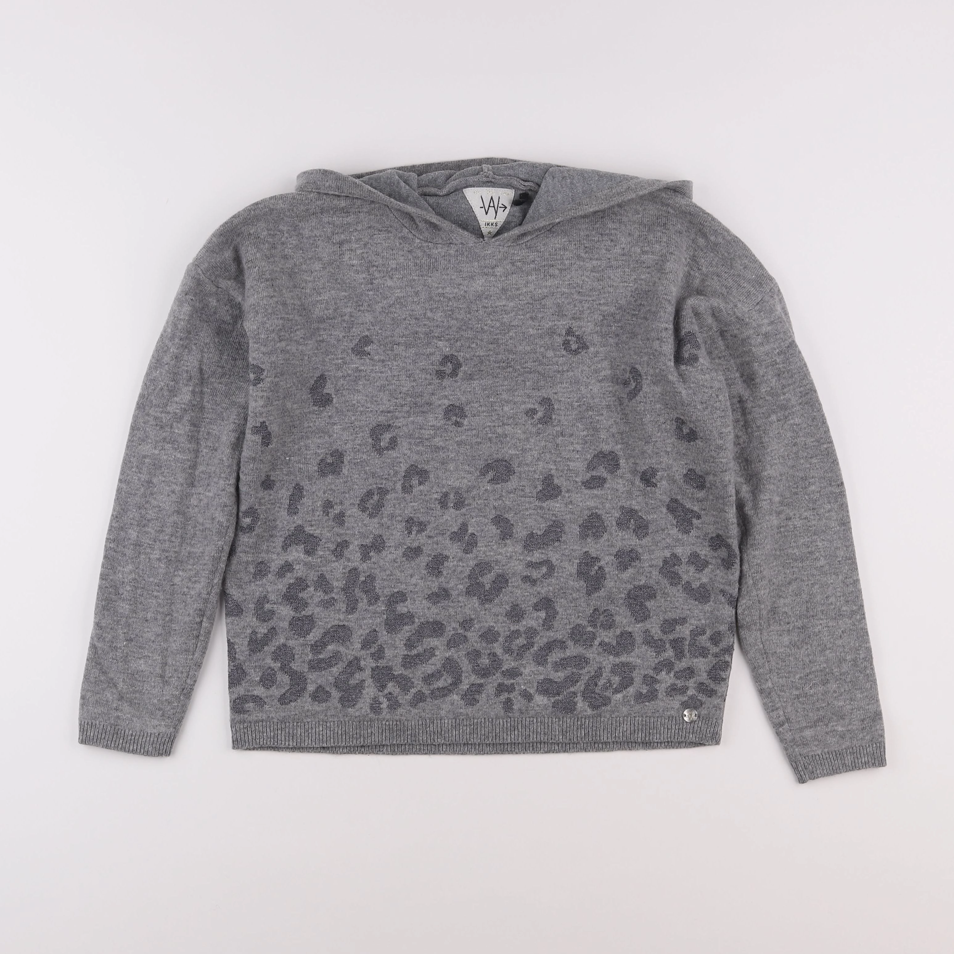 IKKS - pull gris - 10 ans