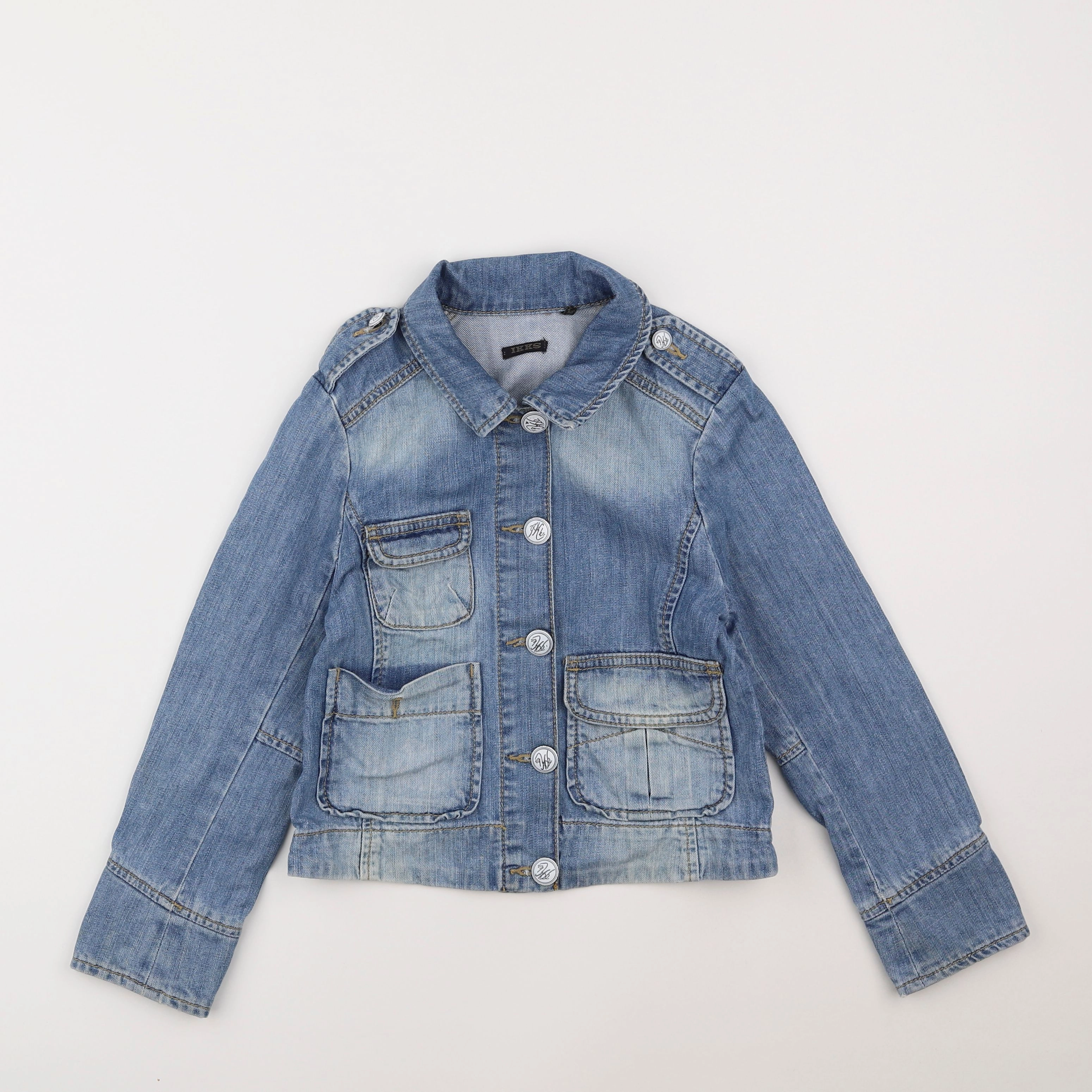 IKKS - veste bleu - 8 ans