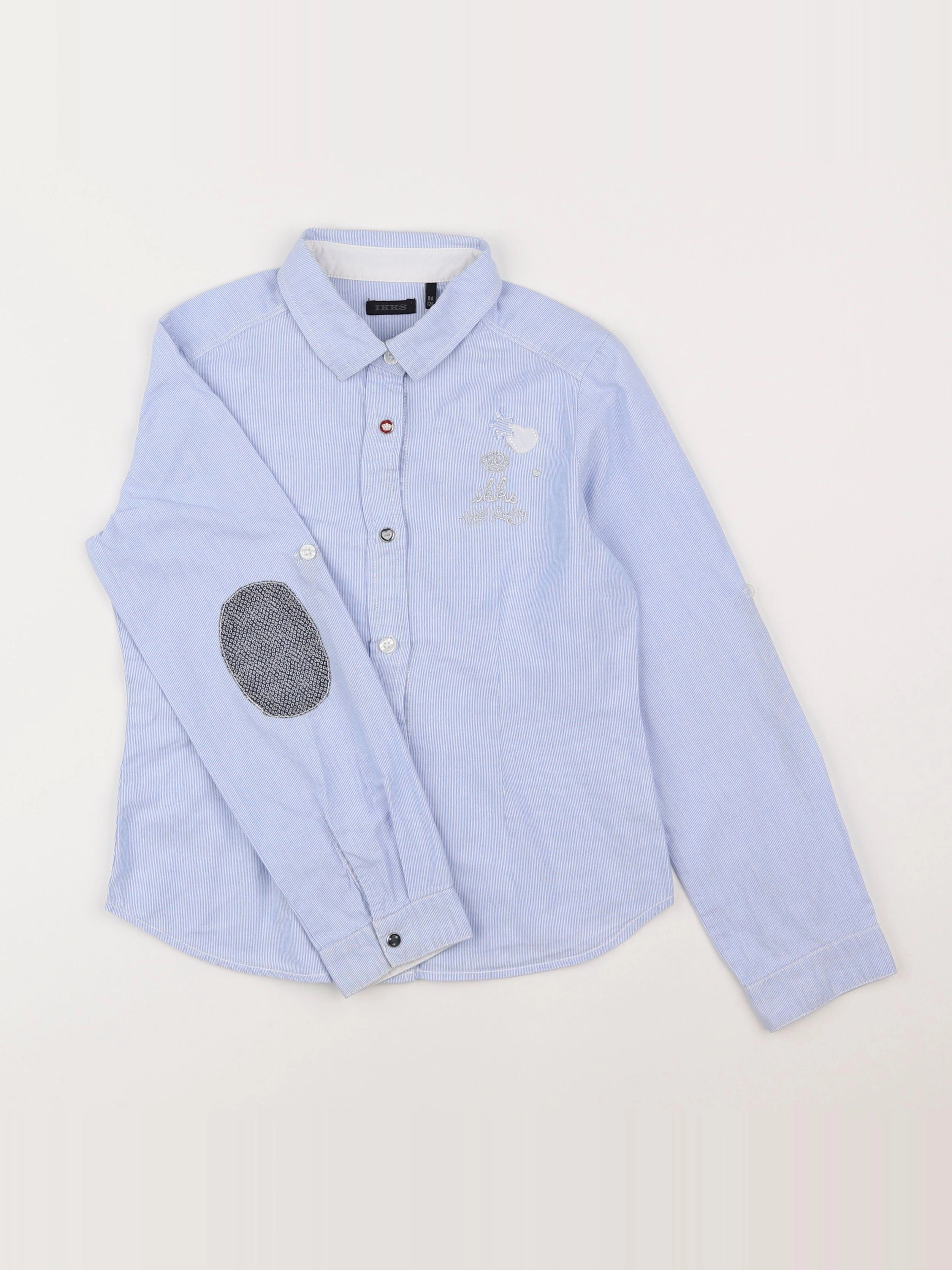 IKKS - chemise bleu - 8 ans