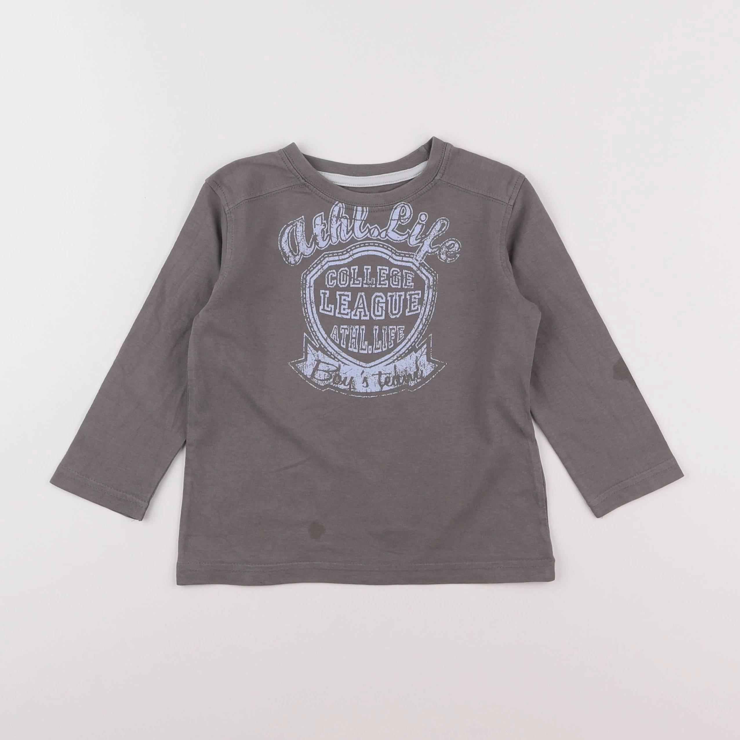 Vertbaudet - tee-shirt taupe - 3 ans