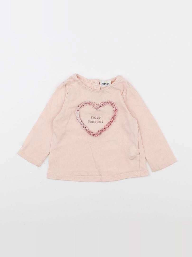 Tape à l'oeil - tee-shirt rose - 9 mois