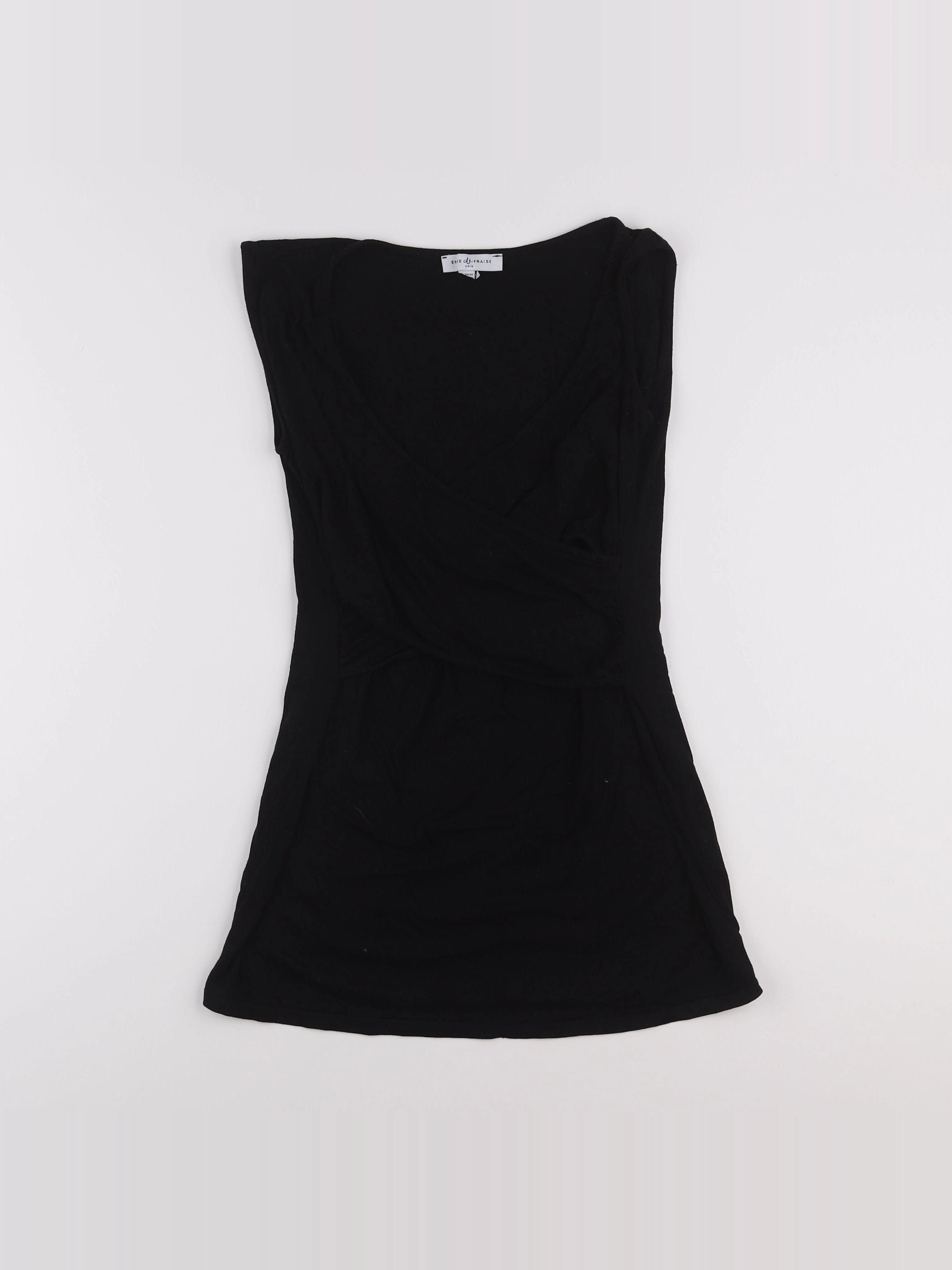 Envie de fraise - tee-shirt grossesse, allaitement noir - 38 à 40