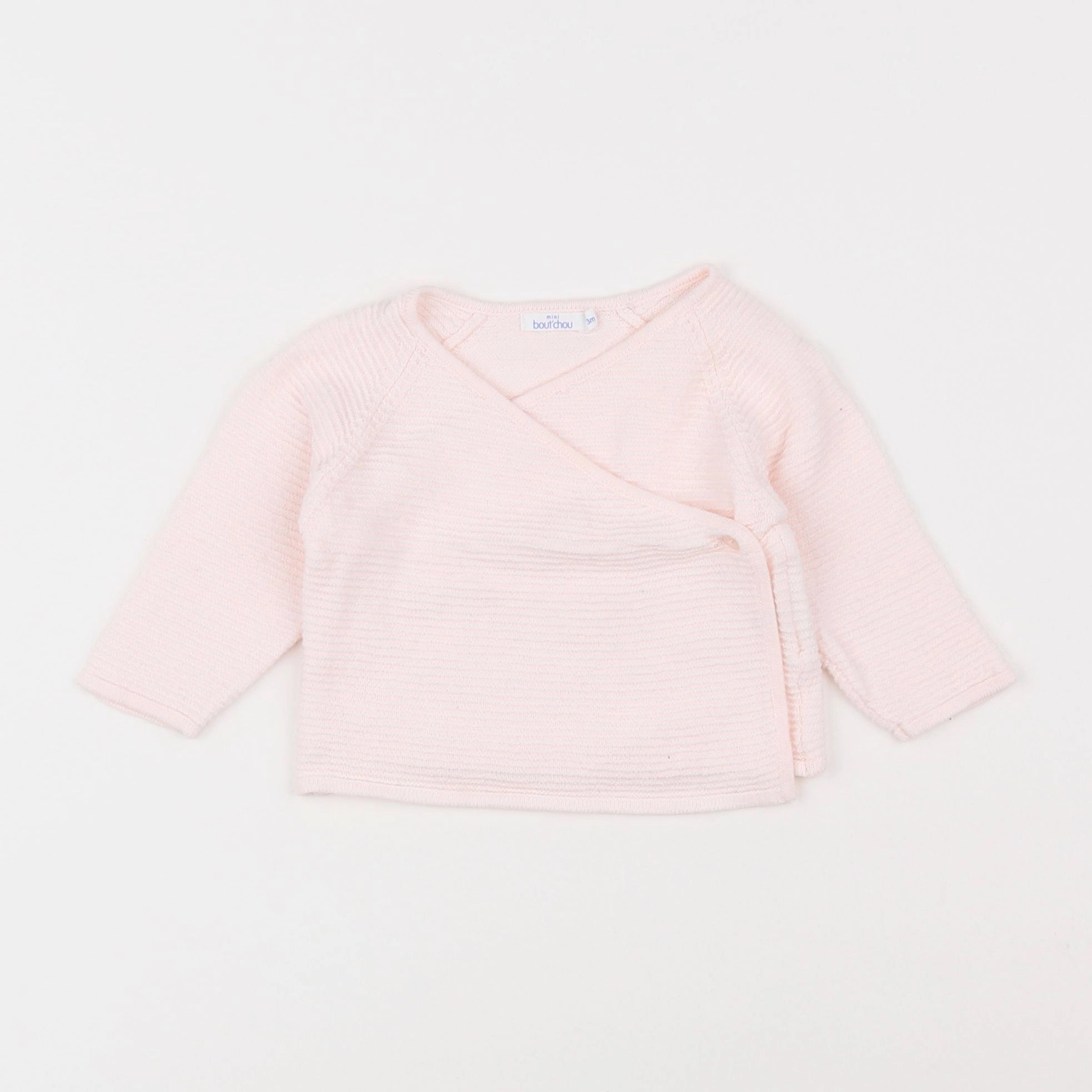 Boutchou - gilet rose - 3 mois