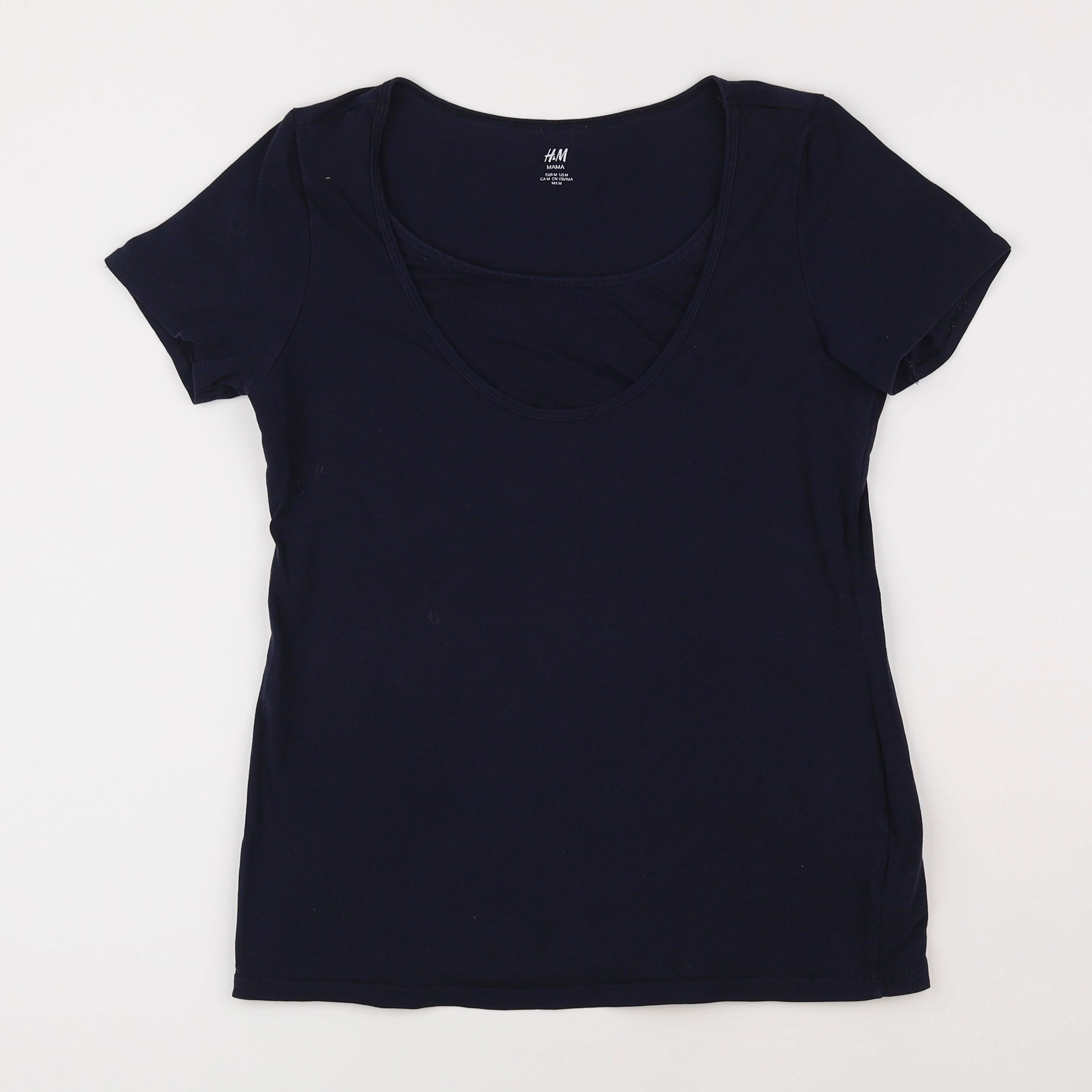 H&M - tee-shirt allaitement, grossesse bleu - 38 à 40