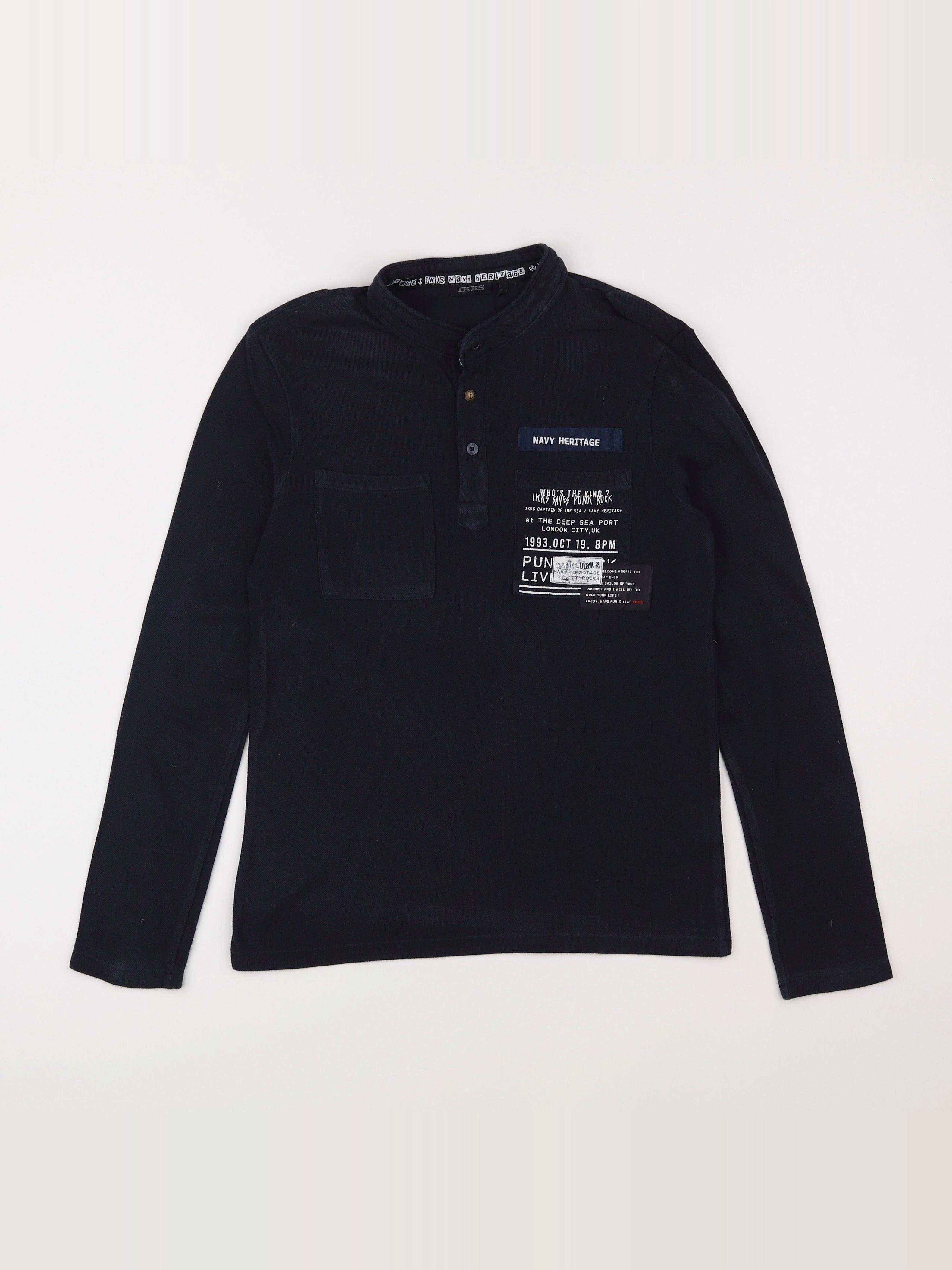IKKS - polo bleu - 12 ans