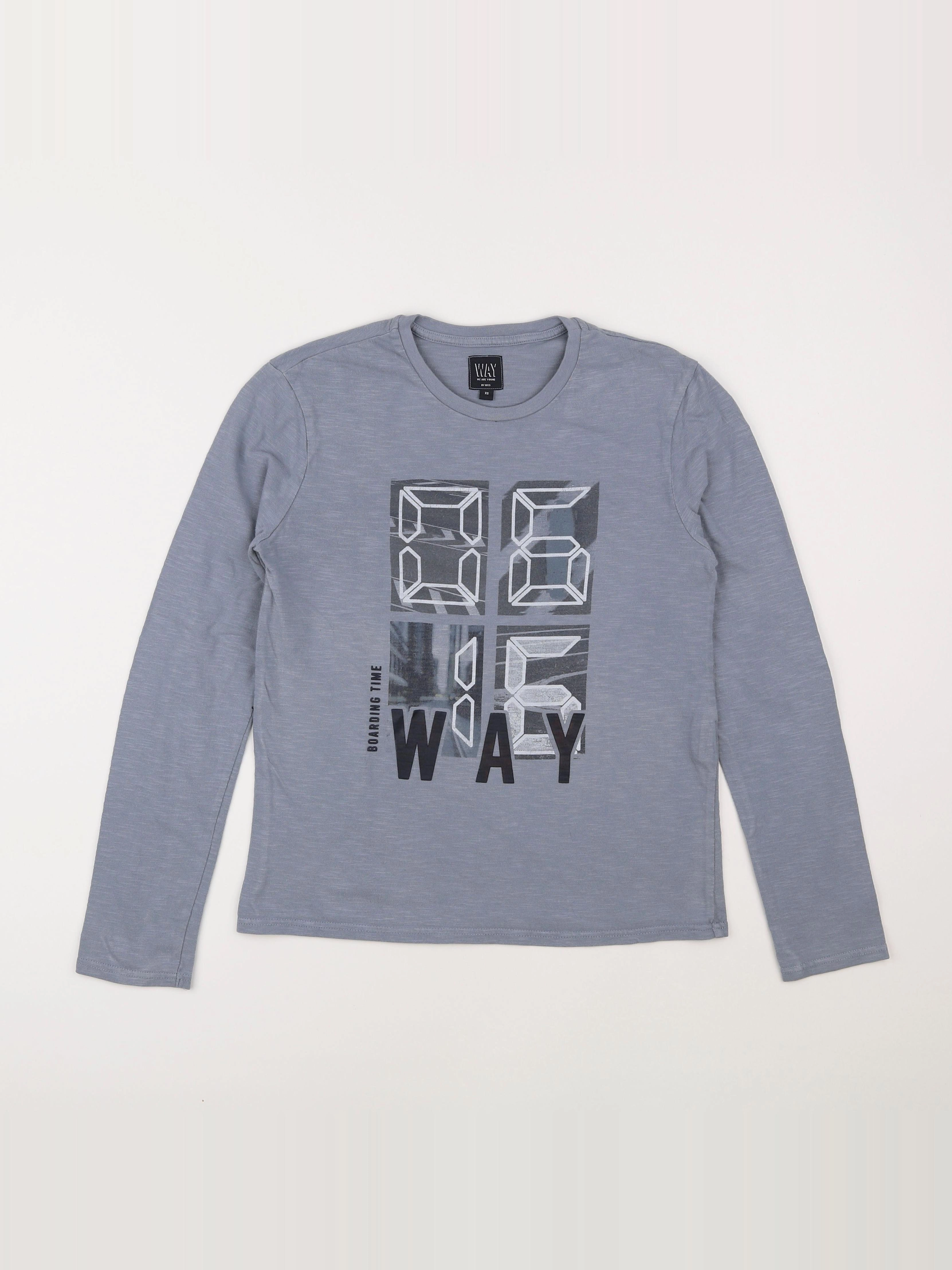 IKKS - tee-shirt gris - 12 ans